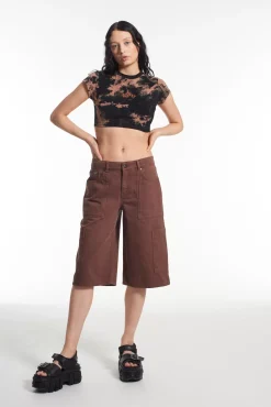 Skirts & Shorts^The Ragged Priest Avril Short Brown