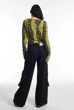 T-Shirts & Tops^The Ragged Priest Bug Distressed Long Sleeve Top