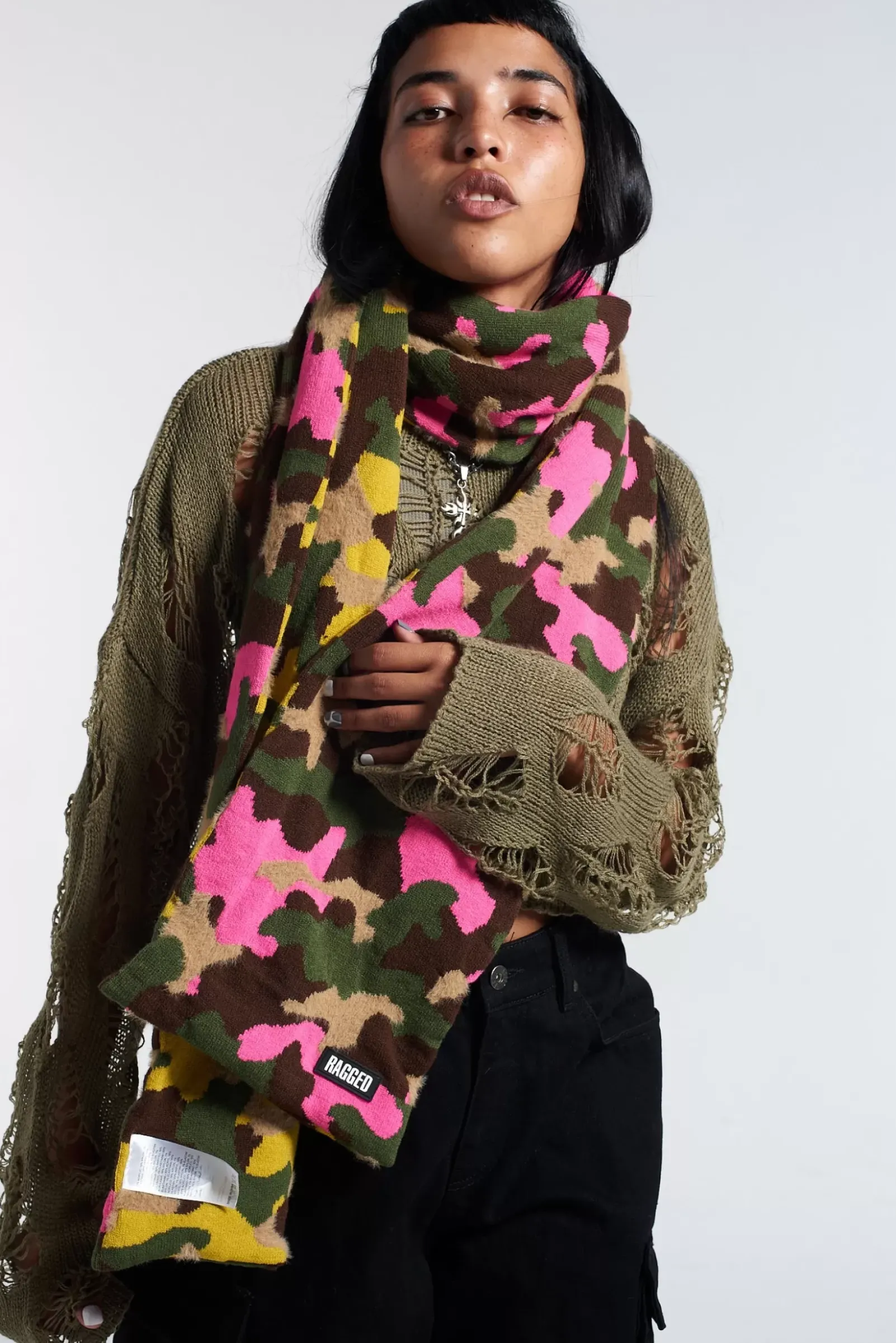 Accessories^The Ragged Priest Camo Scarf