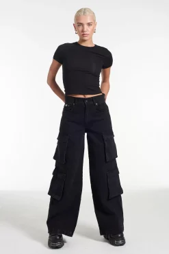 Jeans^The Ragged Priest Cargo Jean Black