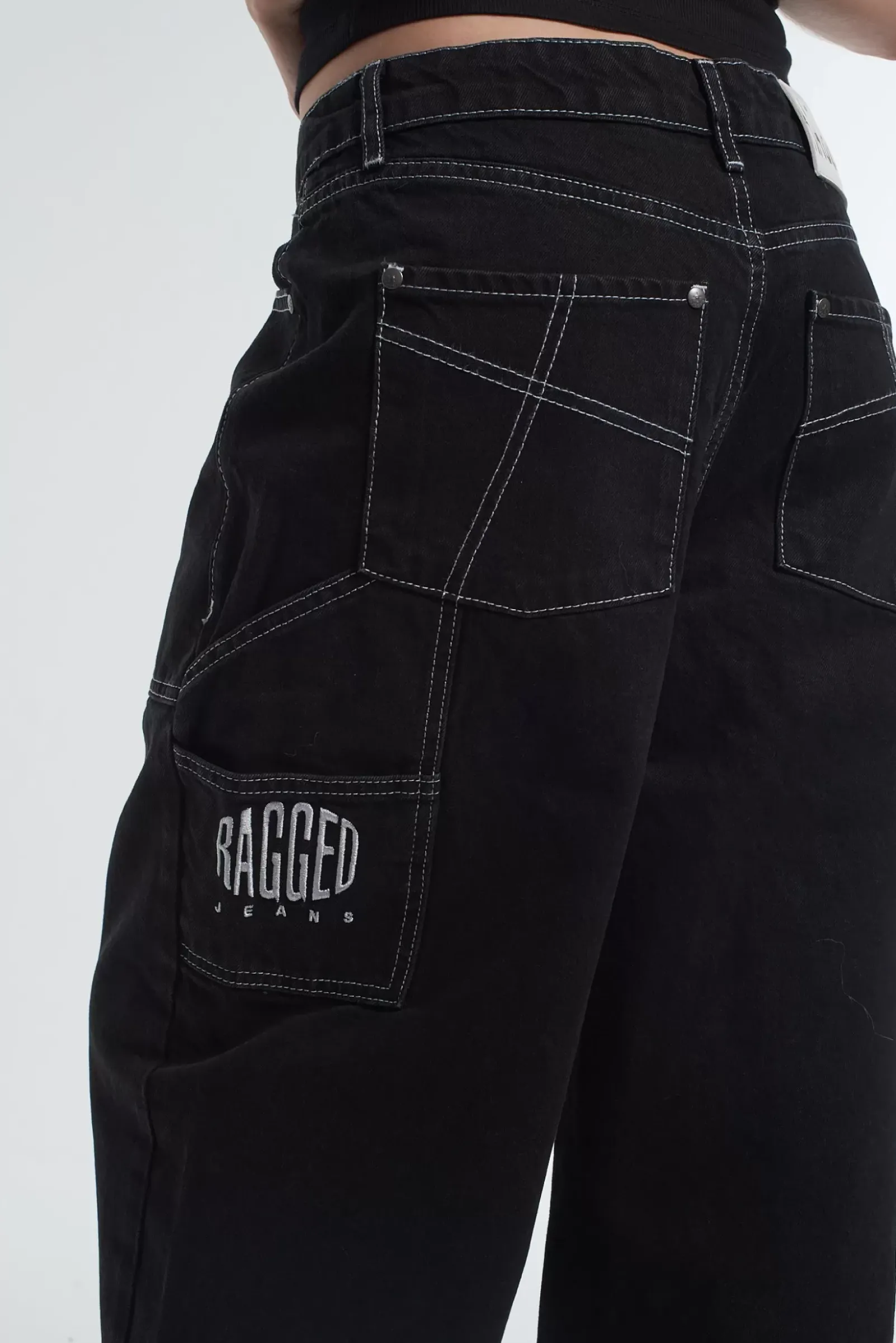 Jeans^The Ragged Priest Carpenter Release Jean - Black Charcoal