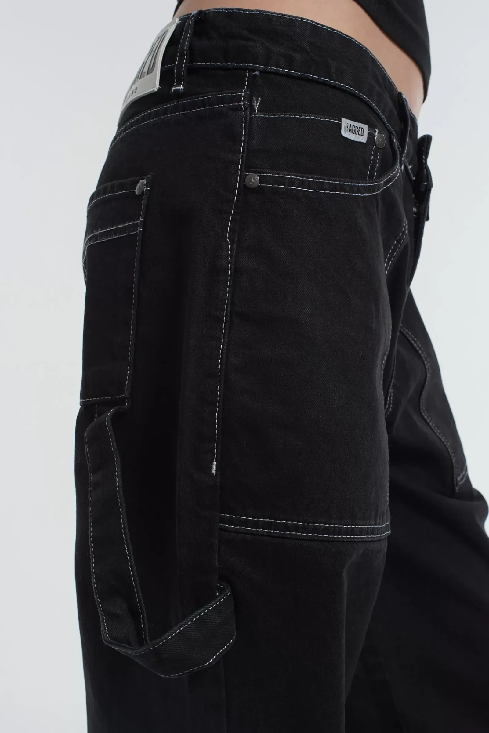Jeans^The Ragged Priest Carpenter Release Jean - Black Charcoal