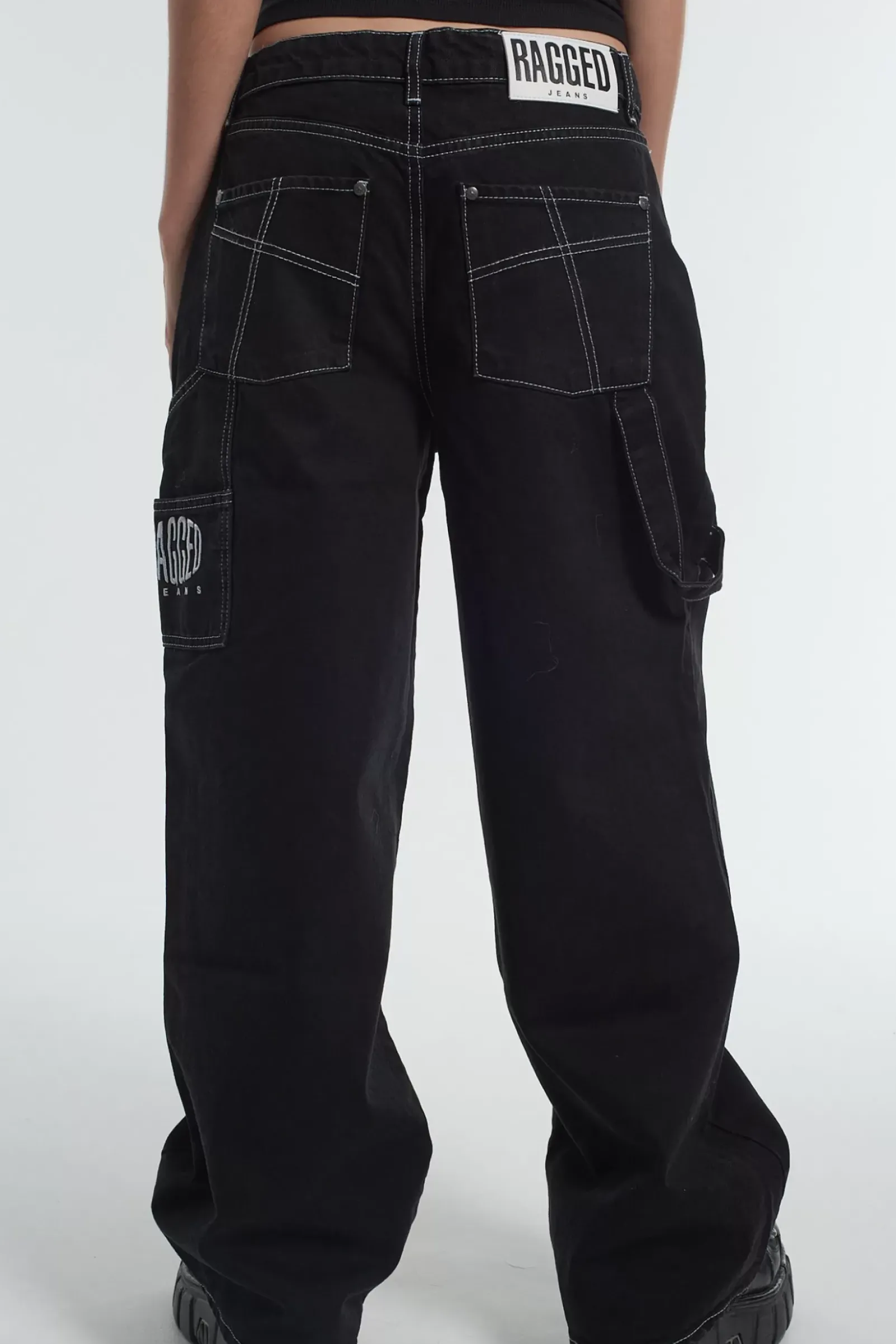 Jeans^The Ragged Priest Carpenter Release Jean - Black Charcoal