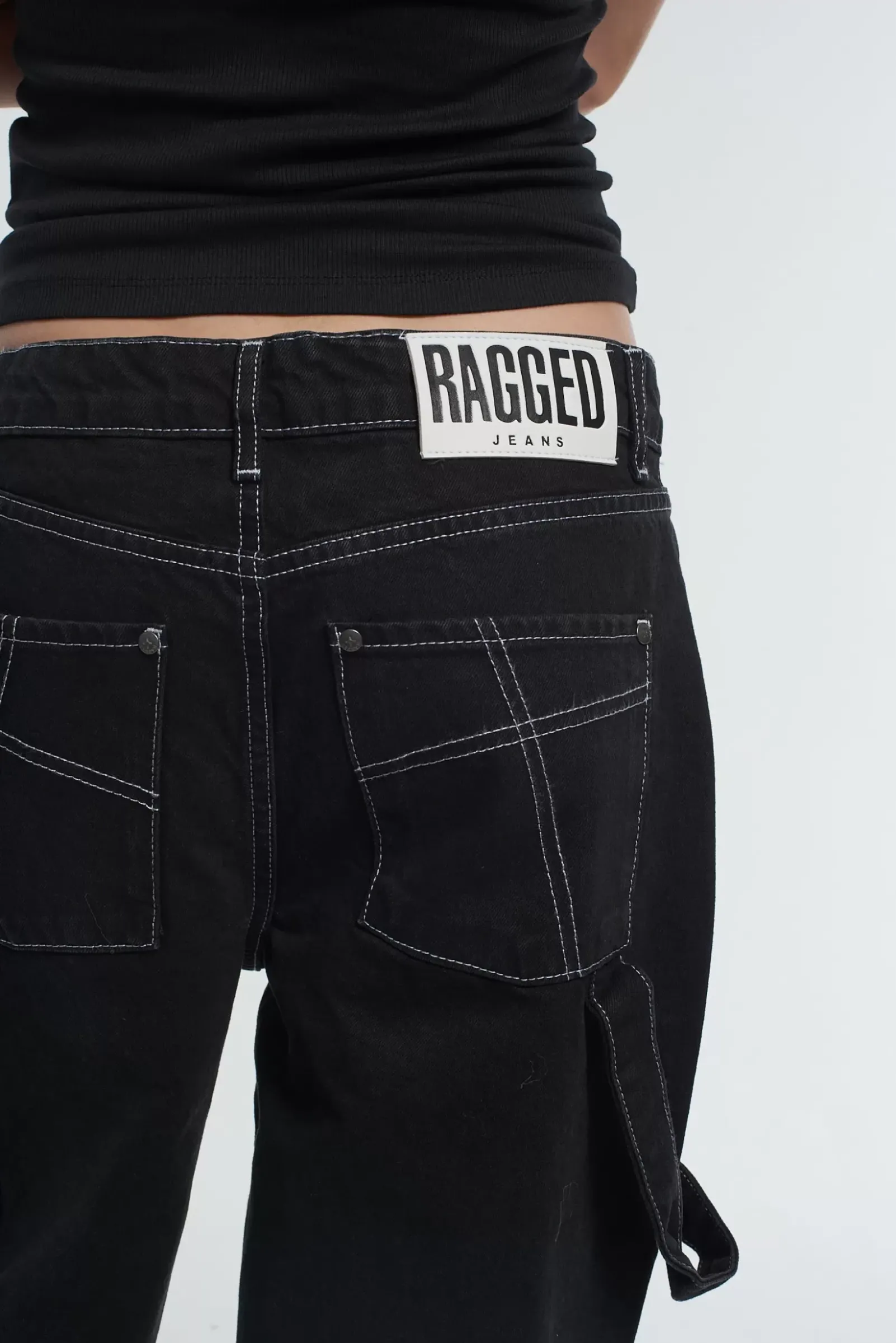 Jeans^The Ragged Priest Carpenter Release Jean - Black Charcoal