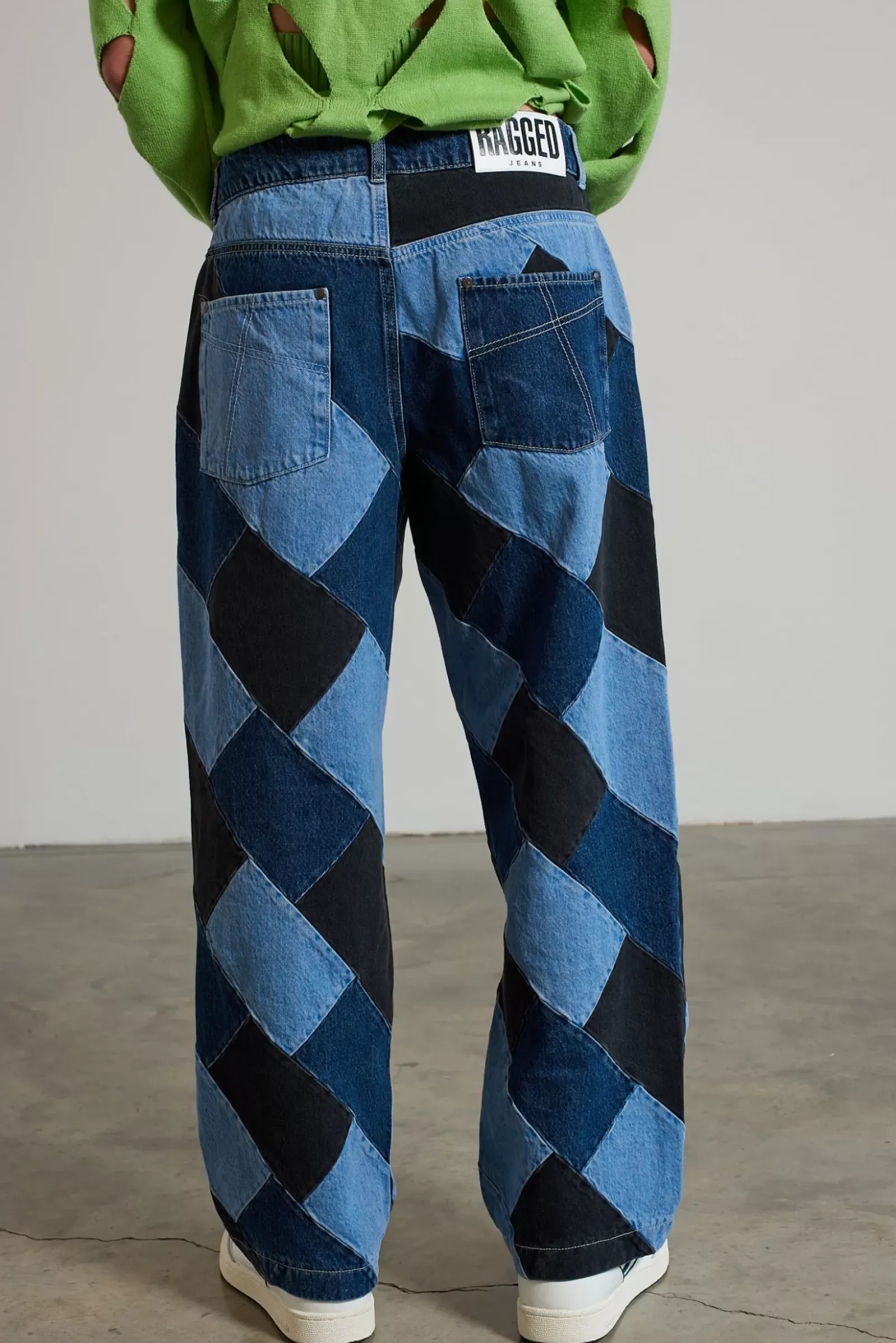 Jeans^The Ragged Priest Checkmate Patchwork Skate Jean