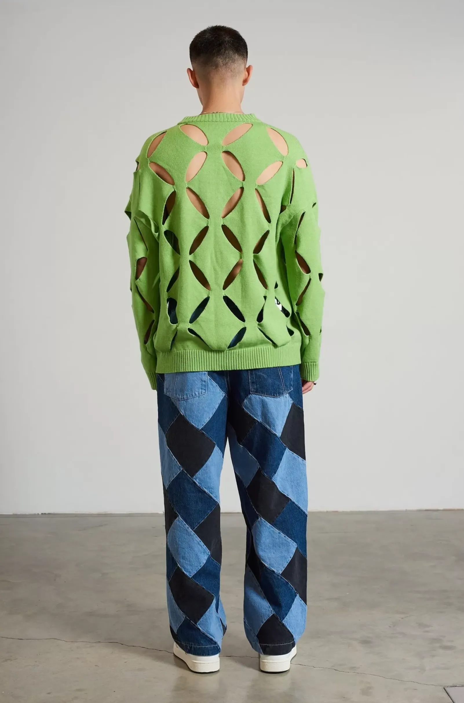 Jeans^The Ragged Priest Checkmate Patchwork Skate Jean
