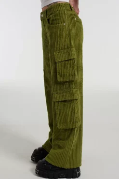 Jeans^The Ragged Priest Cord Combat Release Jean Khaki