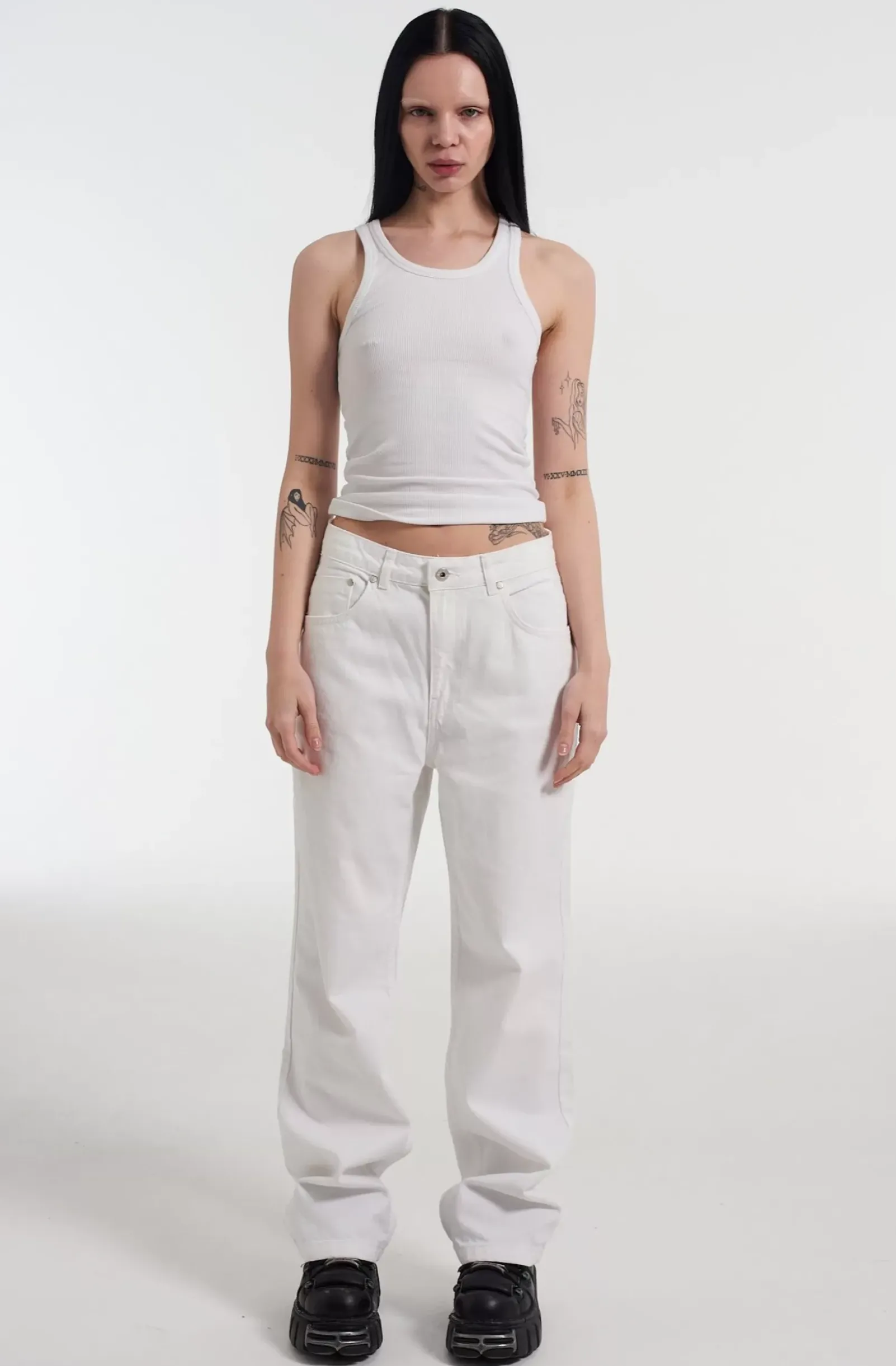 Jeans^The Ragged Priest Dad Jean - Mid Blue