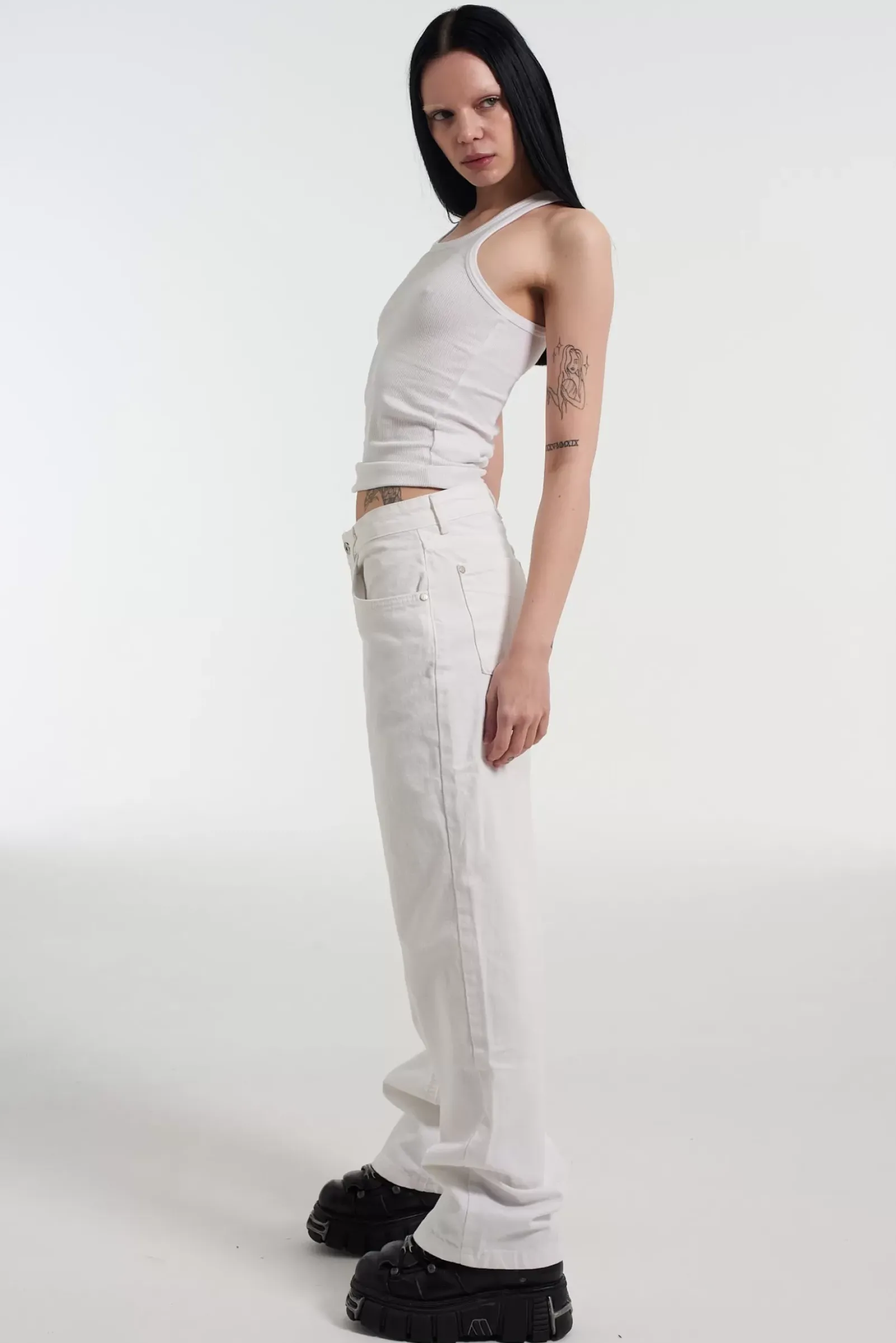 Jeans^The Ragged Priest Dad Jean - Mid Blue