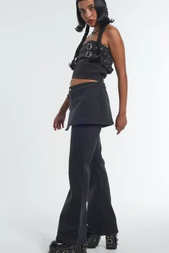 T-Shirts & Tops^The Ragged Priest Denim Darkness Corset