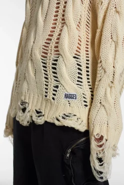 Knitwear & Sweats^The Ragged Priest Distressed Cable Knit