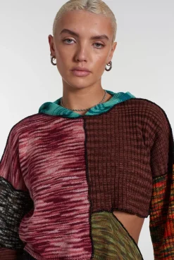 Knitwear & Sweats^The Ragged Priest Eternal Patchwork Hoodie