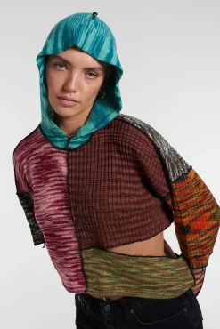Knitwear & Sweats^The Ragged Priest Eternal Patchwork Hoodie