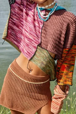Knitwear & Sweats^The Ragged Priest Eternal Patchwork Hoodie