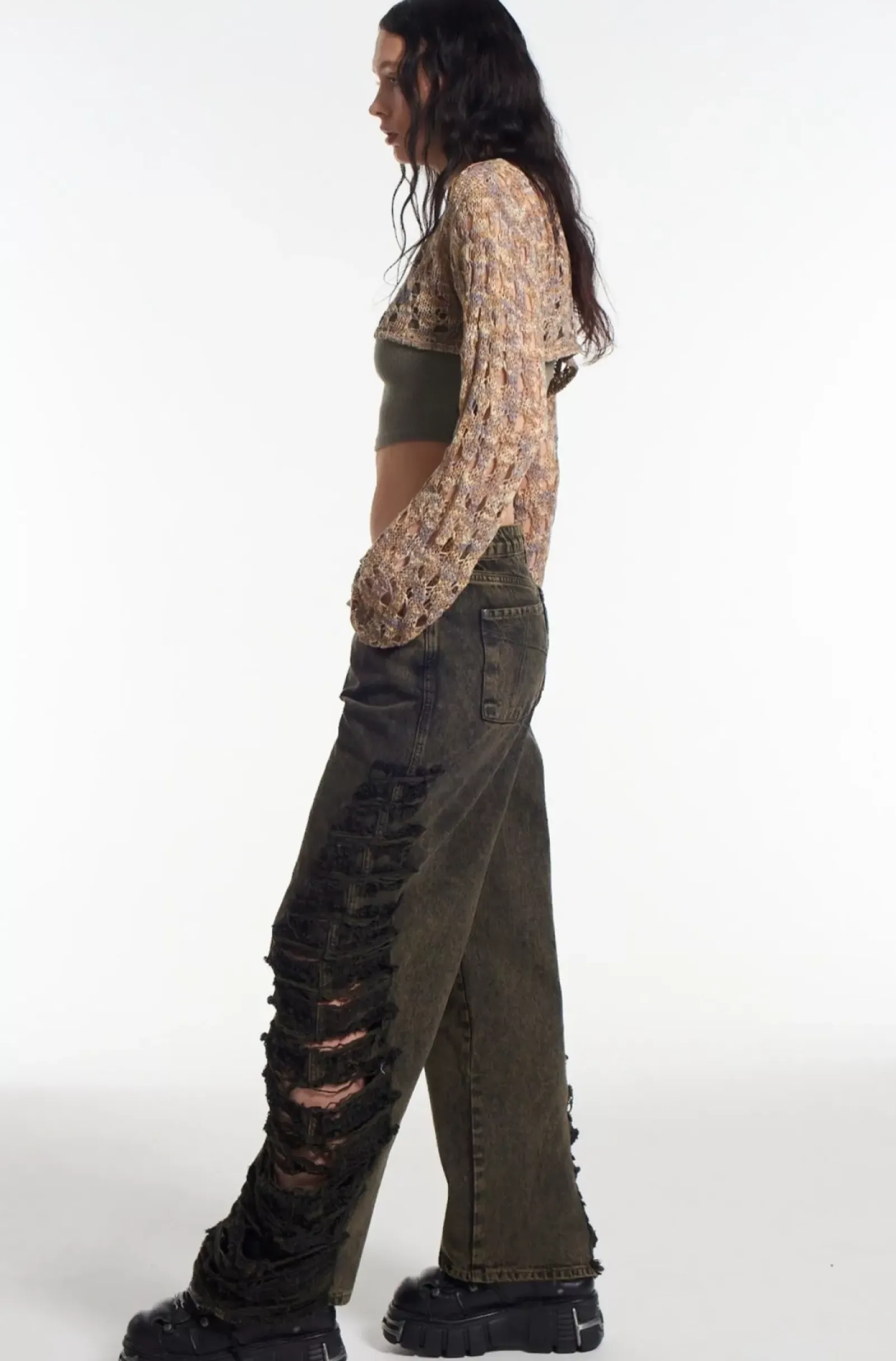 T-Shirts & Tops^The Ragged Priest Gretel Super Cropped Knit Top