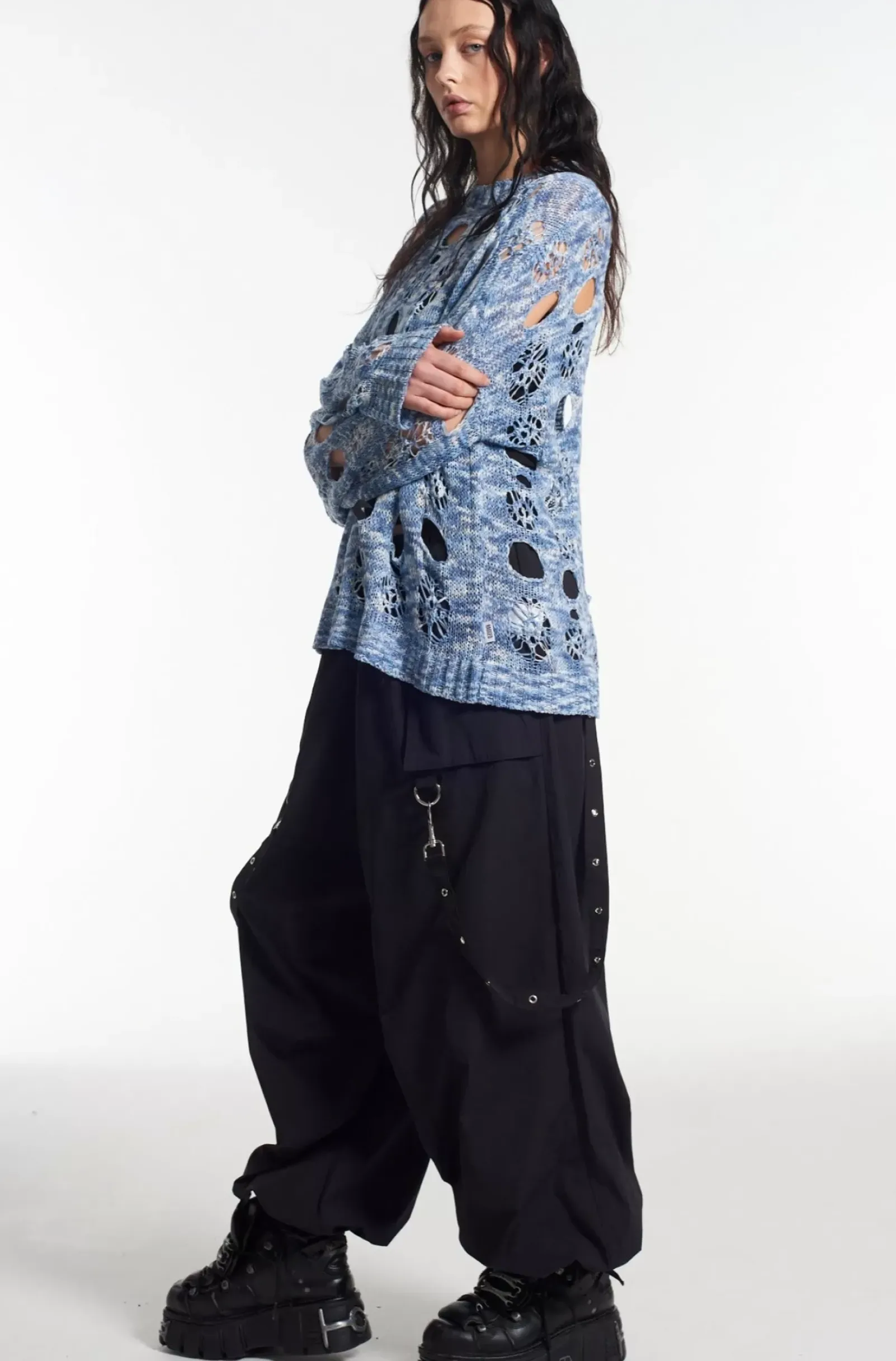 Knitwear & Sweats^The Ragged Priest Haze Knit Blue