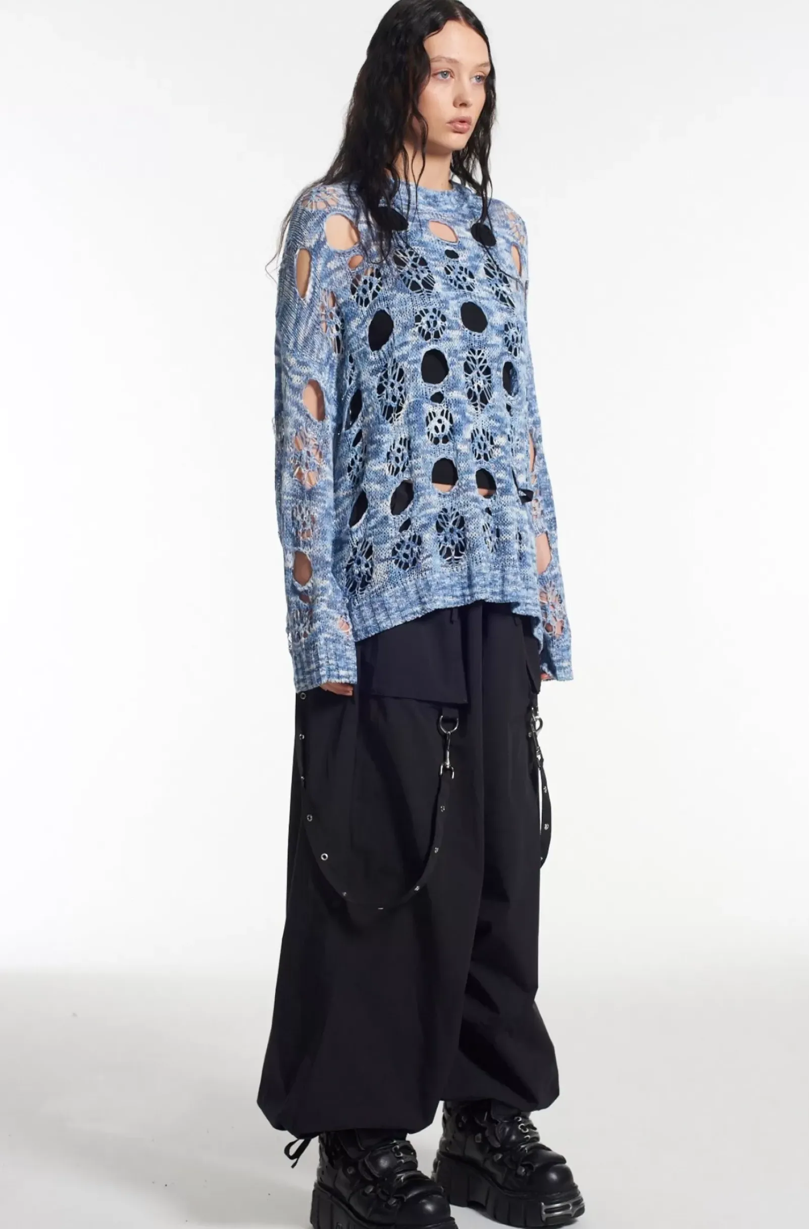 Knitwear & Sweats^The Ragged Priest Haze Knit Blue