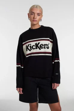 Knitwear, Sweatshirts & Hoodies^The Ragged Priest Kickers Classics Black Knit With Chest Logo