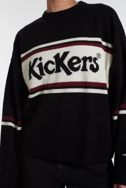 Knitwear, Sweatshirts & Hoodies^The Ragged Priest Kickers Classics Black Knit With Chest Logo