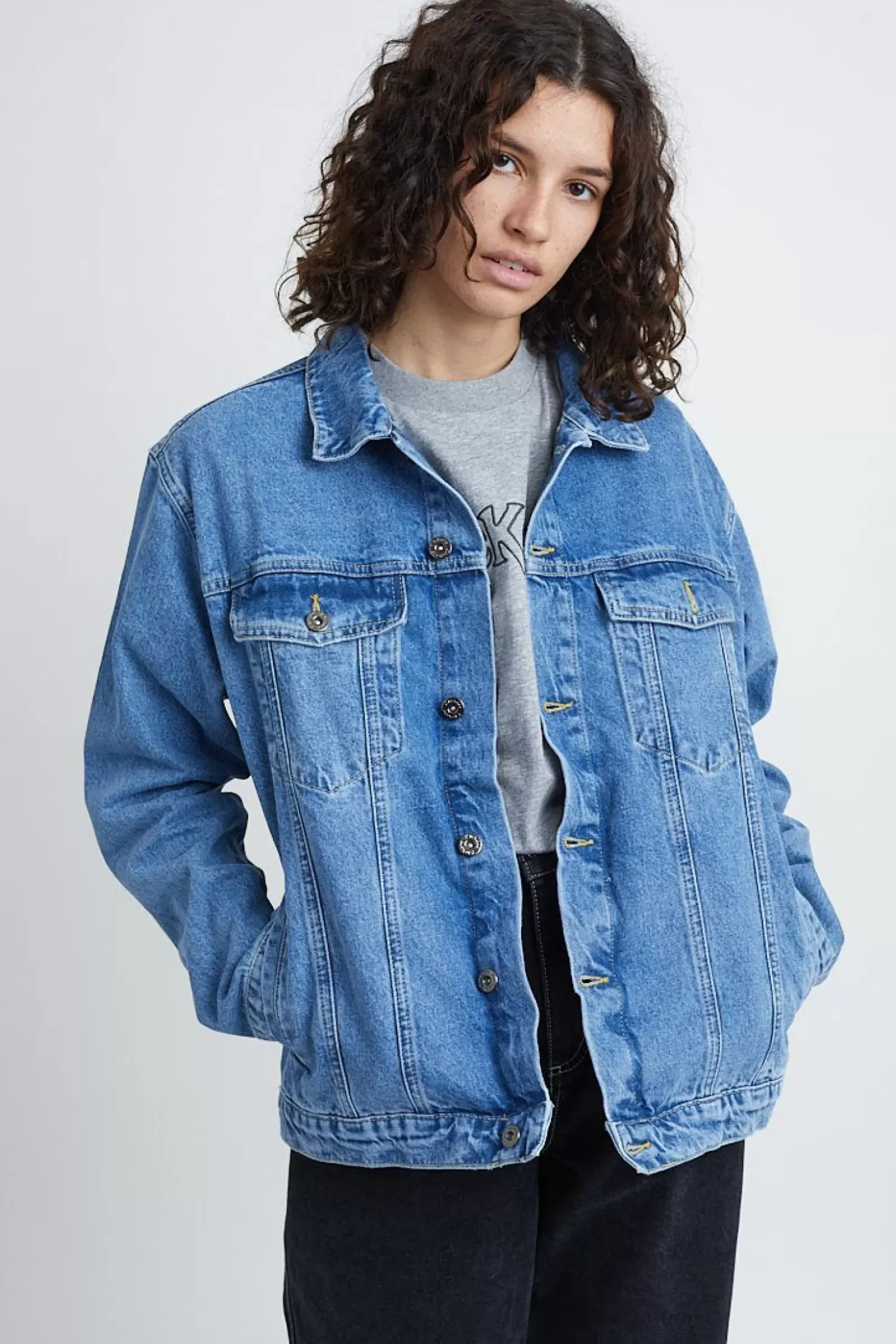 Coats & Jackets^The Ragged Priest Kickers Classics Blue Denim Jacket