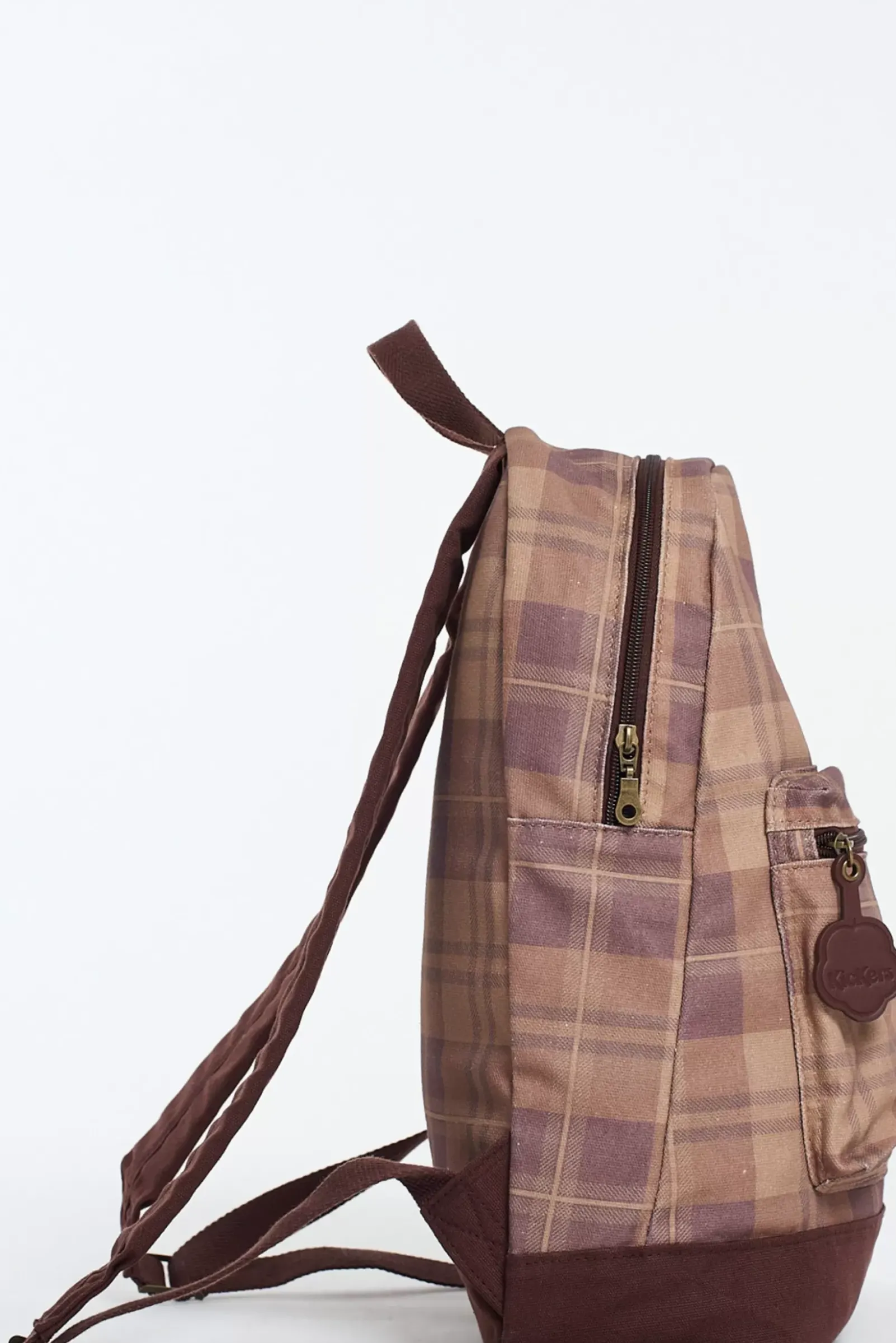 Accessories^The Ragged Priest Kickers Classics Brown Check Canvas Backpack