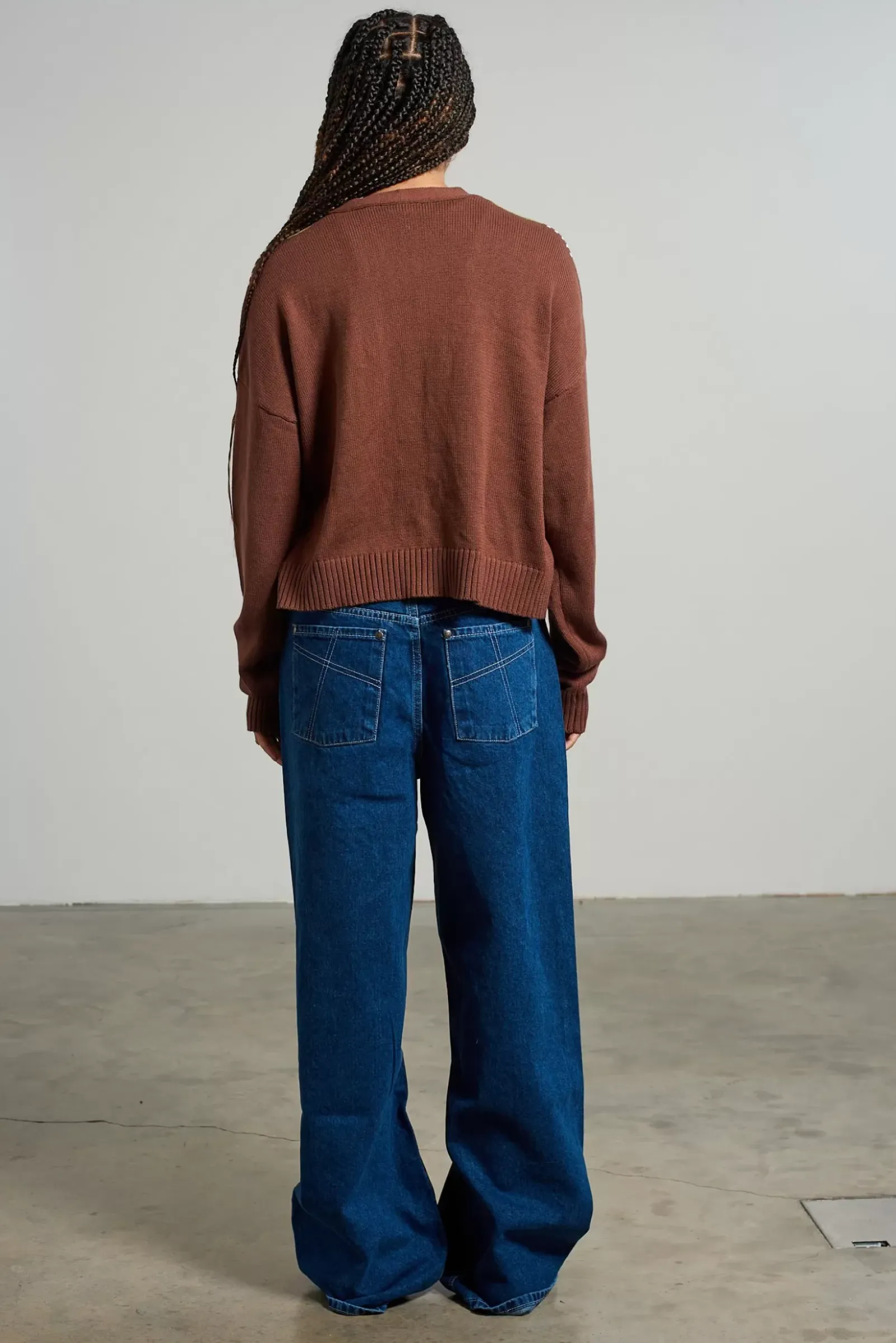 Knitwear & Sweats^The Ragged Priest Kickers Classics Brown Stripe Cardigan