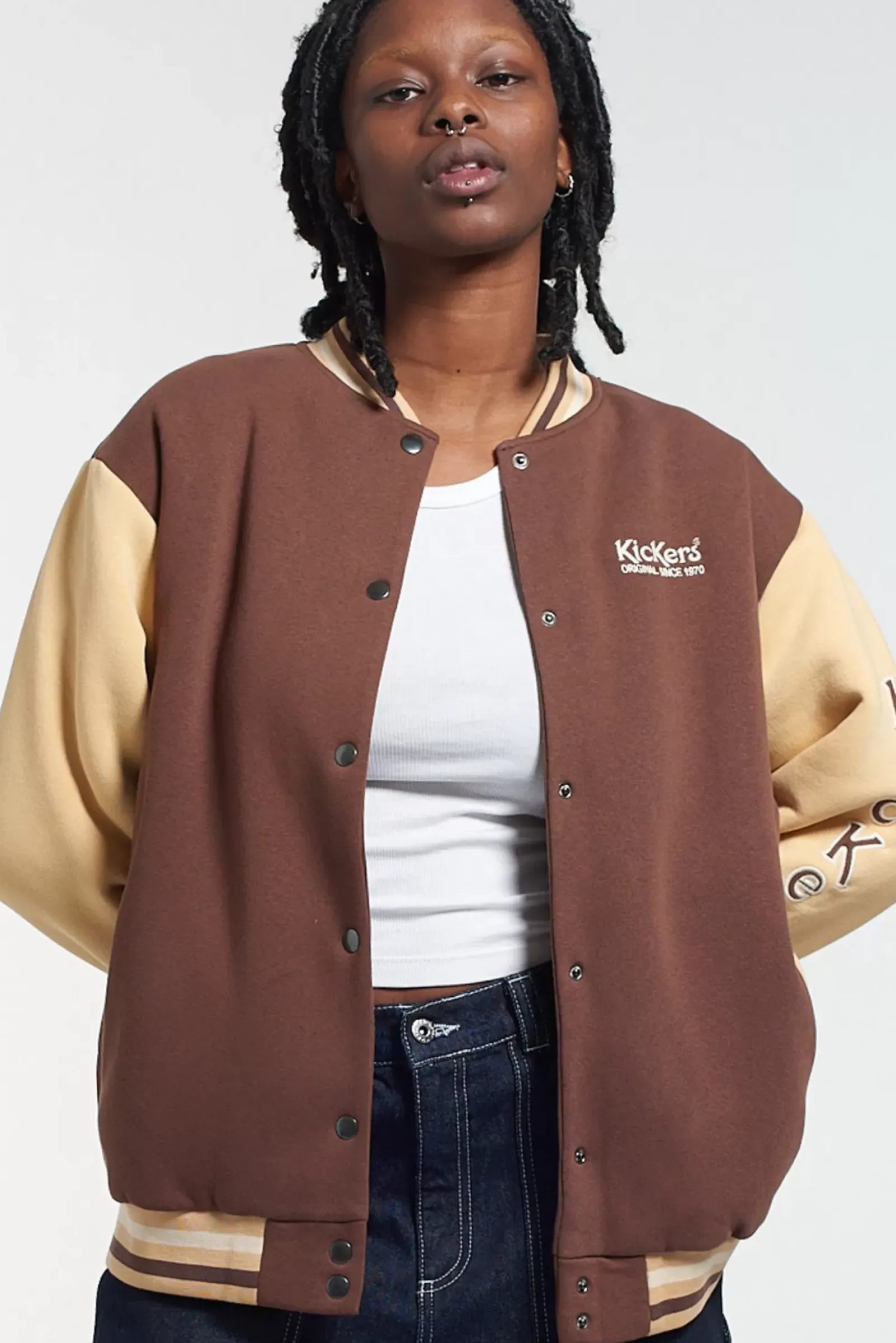 Coats & Jackets^The Ragged Priest Kickers Classics Brown Varsity Jacket