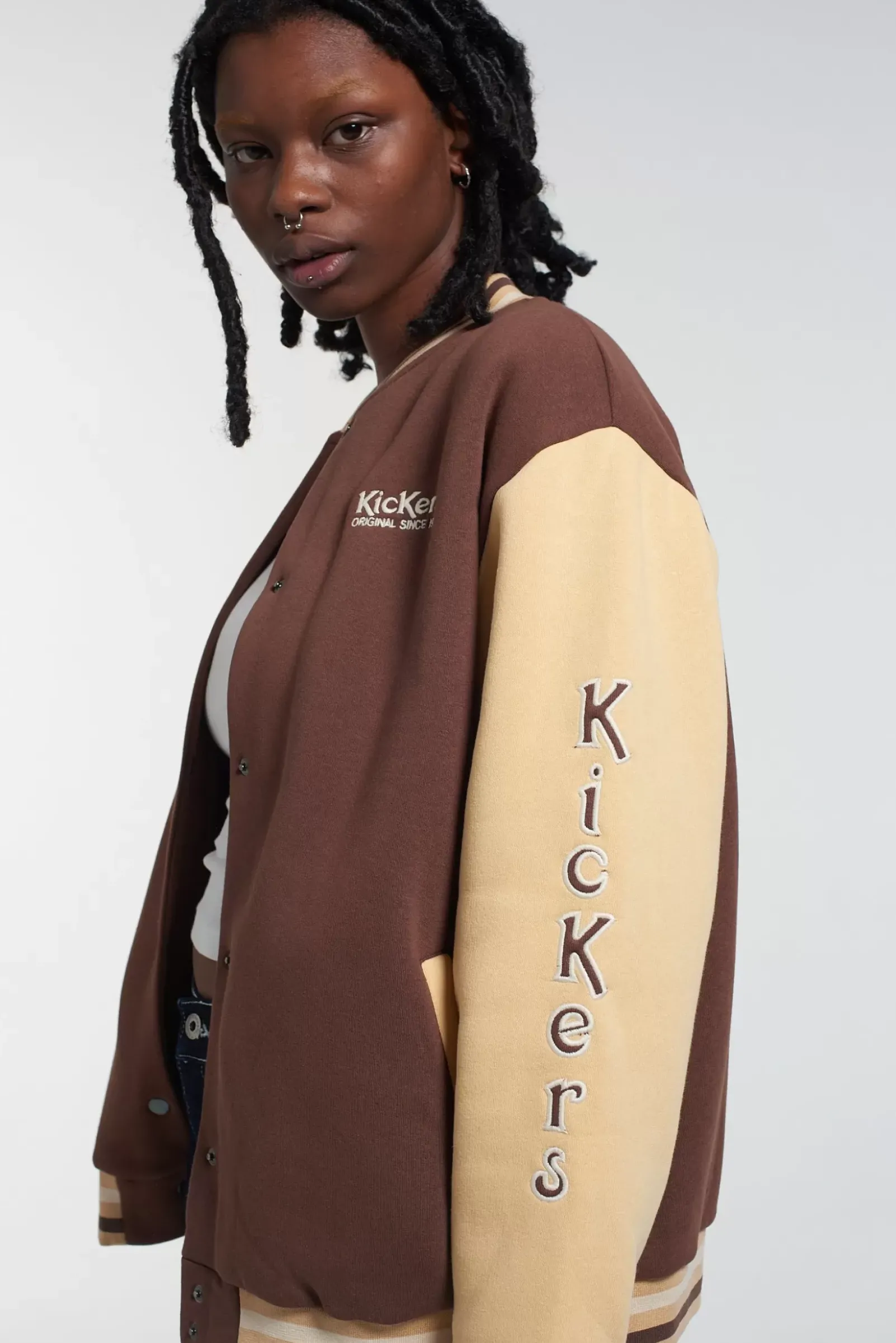 Coats & Jackets^The Ragged Priest Kickers Classics Brown Varsity Jacket