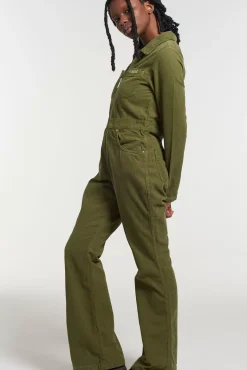 Trousers^The Ragged Priest Kickers Classics Green Bootcord Boilersuit