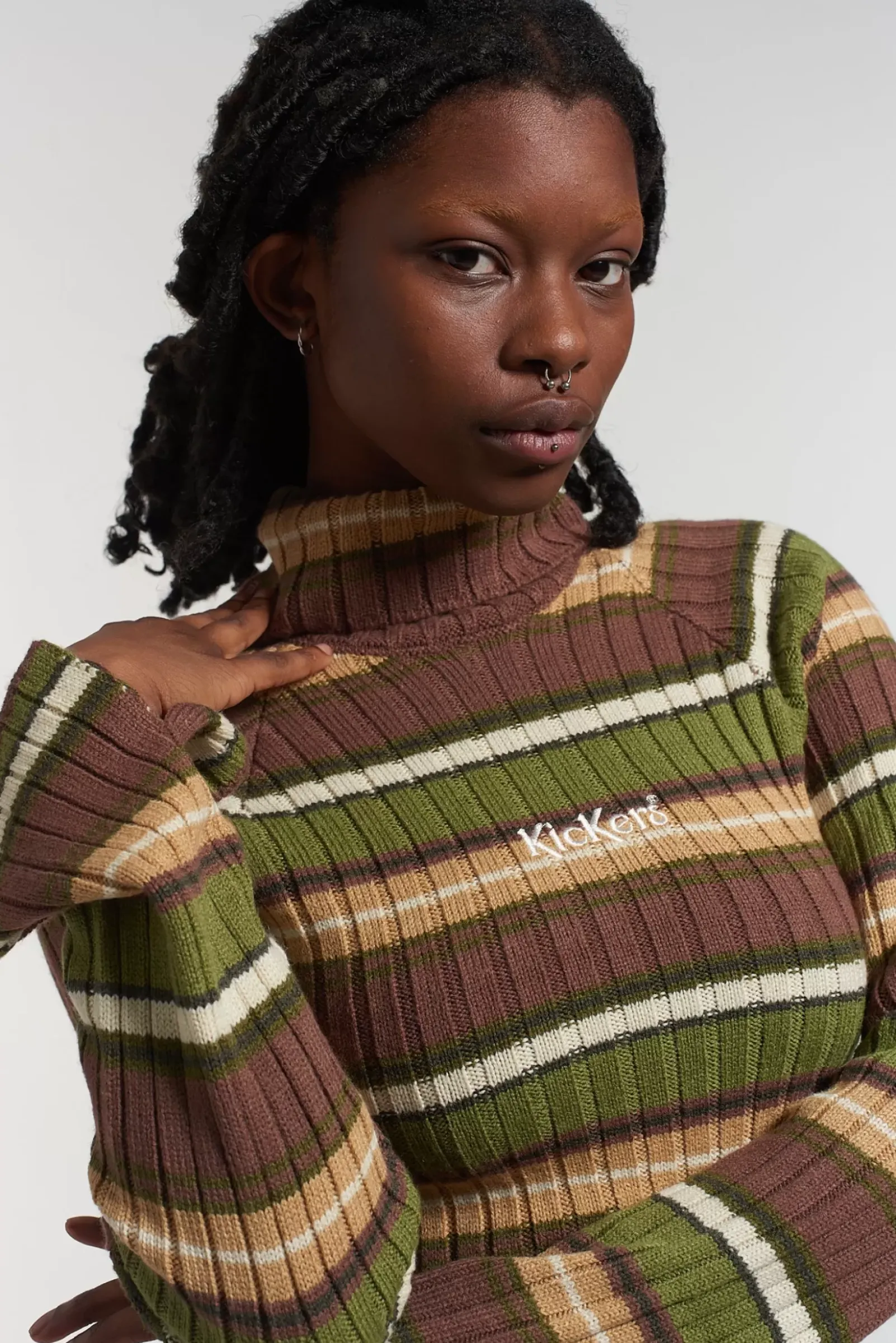 Dresses^The Ragged Priest Kickers Classics High Neck Knitted Dress