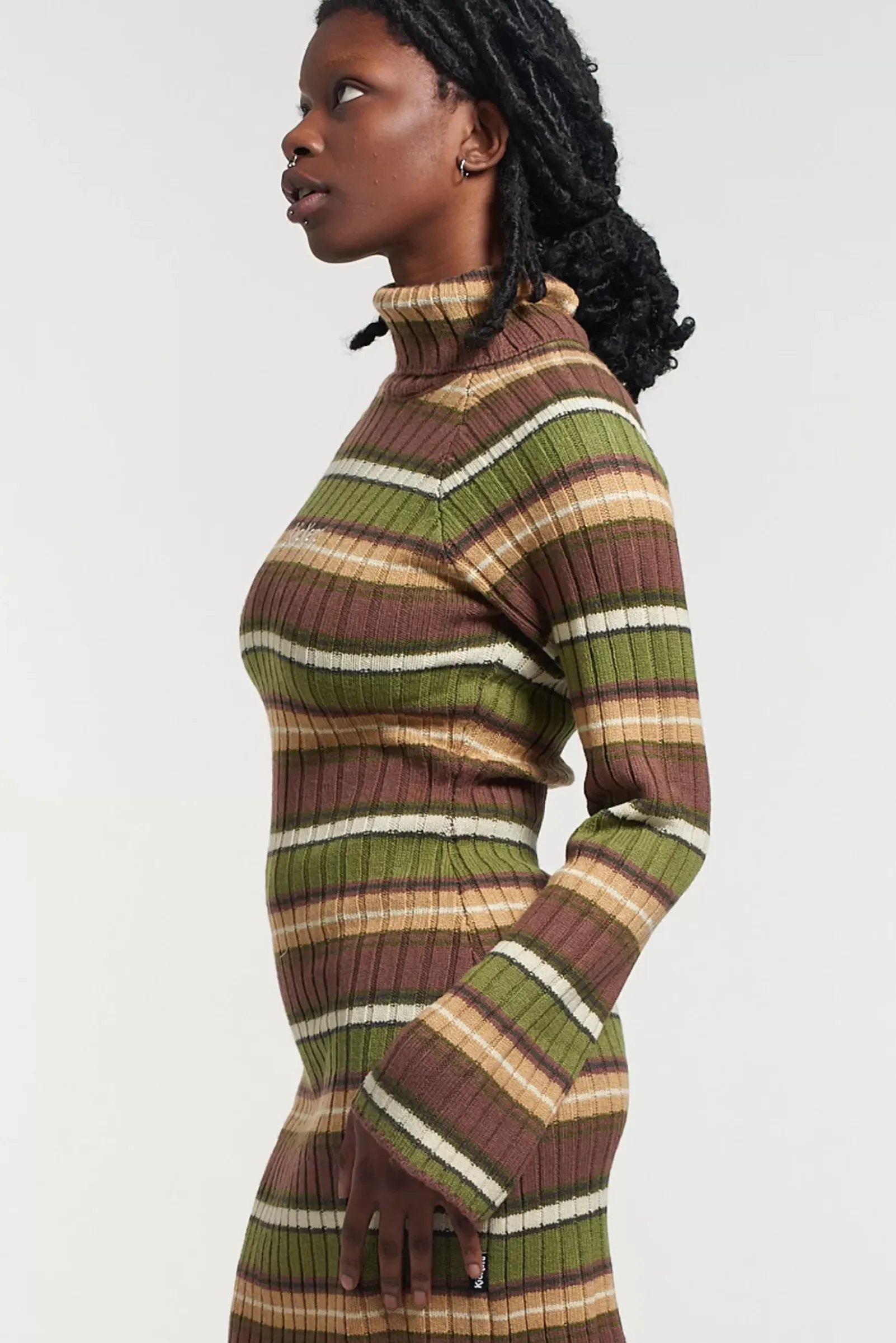 Dresses^The Ragged Priest Kickers Classics High Neck Knitted Dress