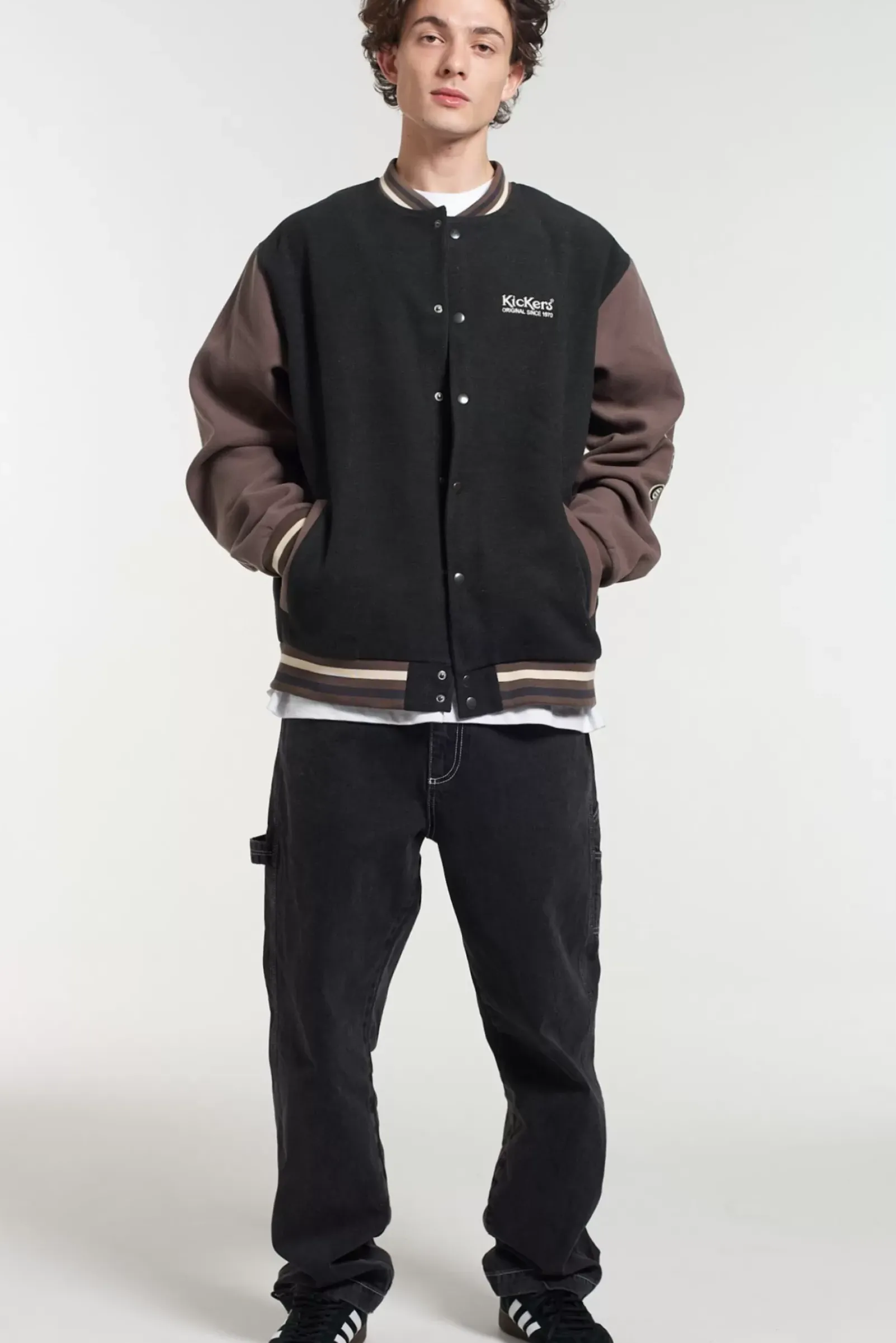 Coats & Jackets^The Ragged Priest Kickers Classics Mens Varsity Brown Jacket