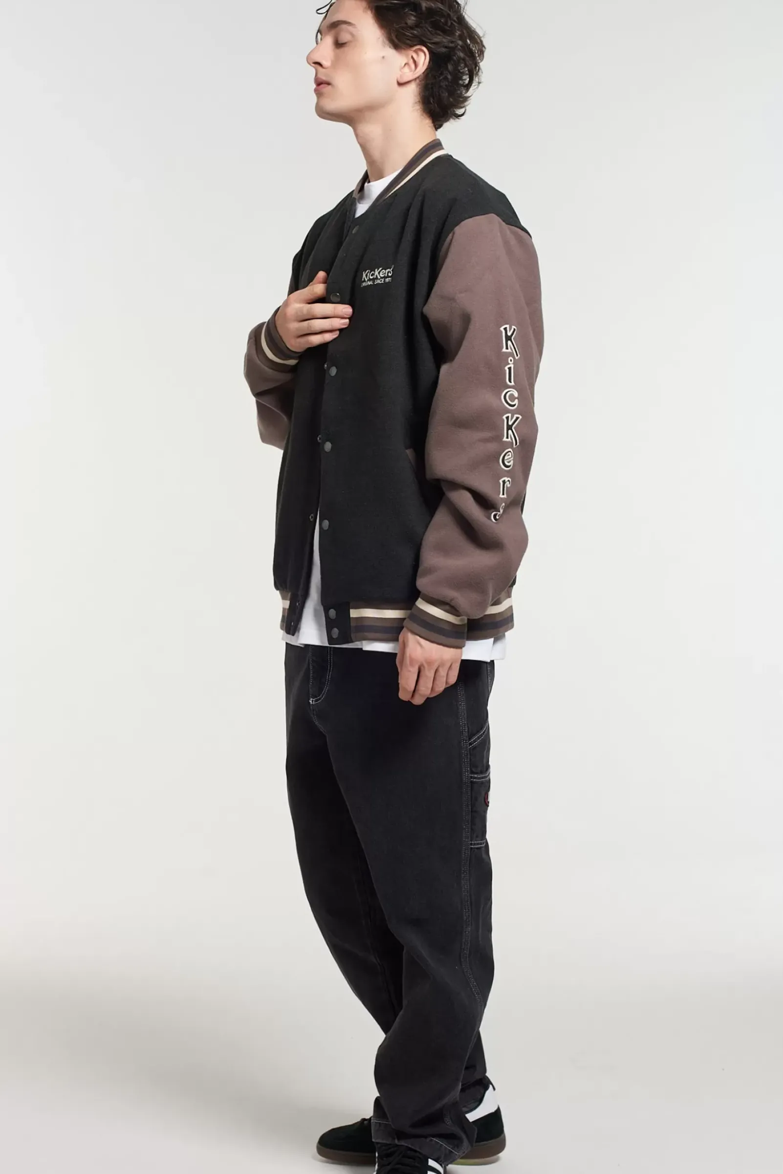 Coats & Jackets^The Ragged Priest Kickers Classics Mens Varsity Brown Jacket