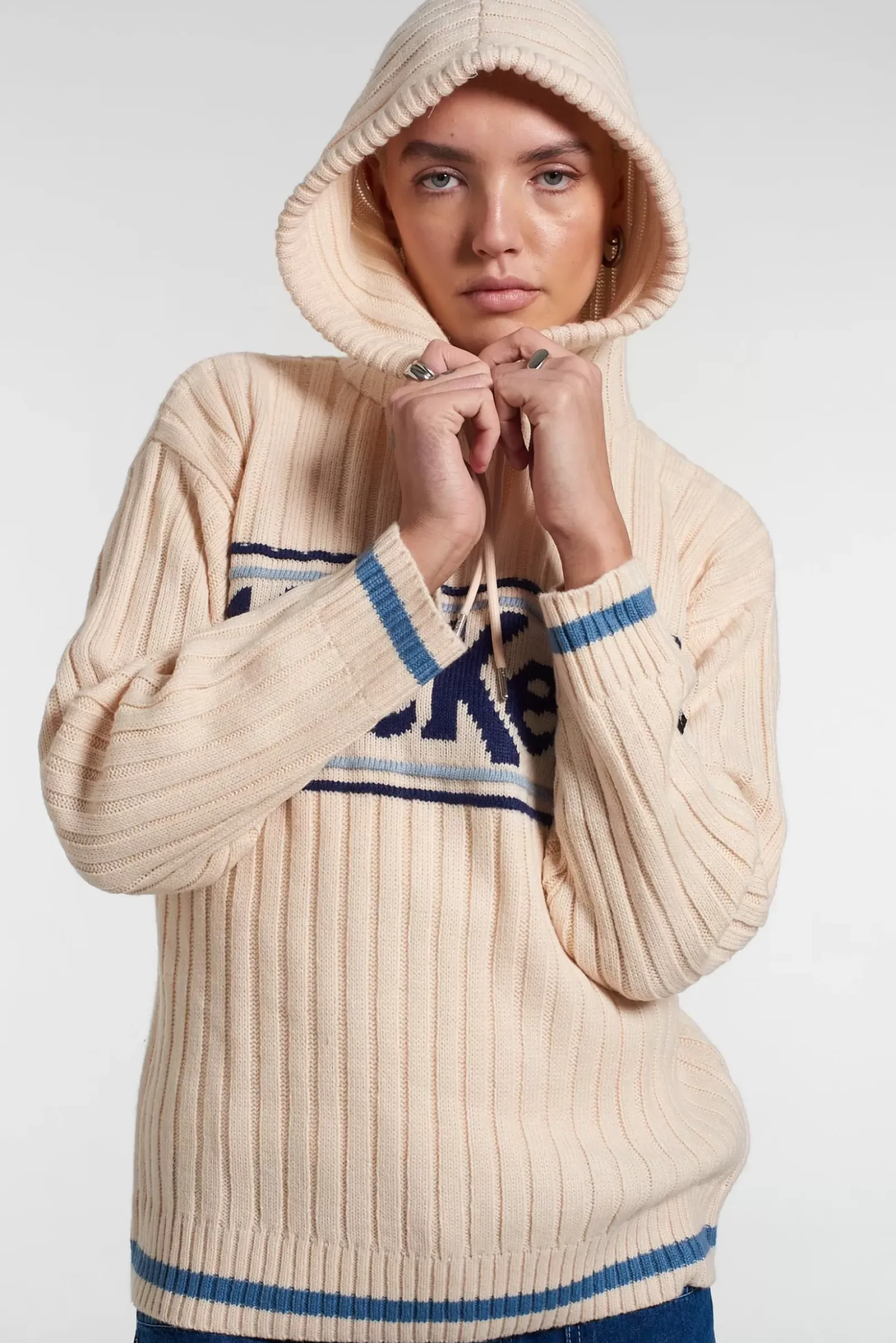 Knitwear & Sweats^The Ragged Priest Kickers Classics Relaxed Jumper With Hood