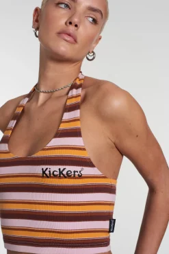 T-Shirts & Tops^The Ragged Priest Kickers Classics Striped Halterneck Top