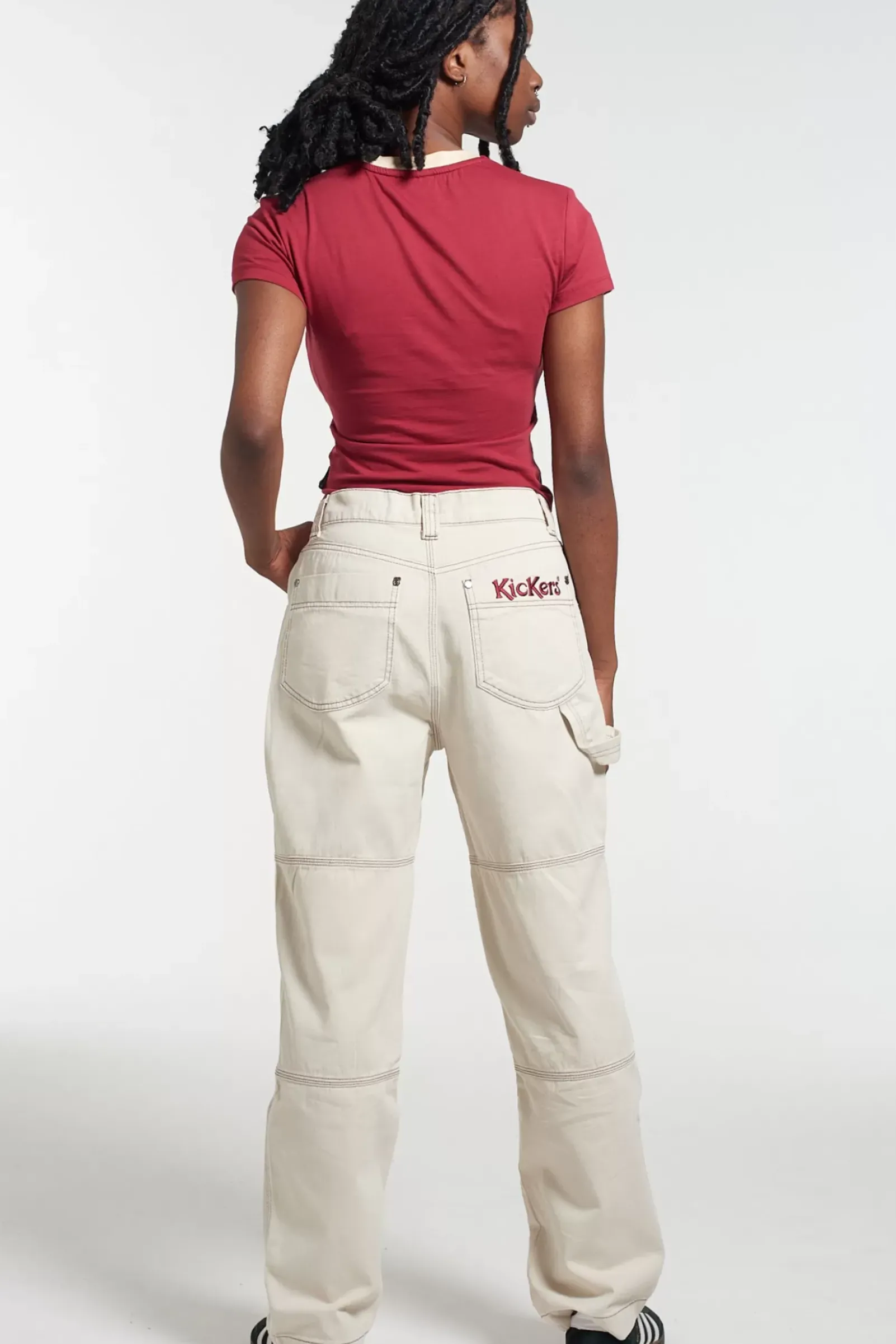 Trousers^The Ragged Priest Kickers Classics White Drill Trouser