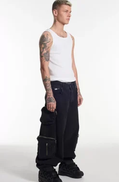 Jeans^The Ragged Priest Mens Balloon Jean Charcoal