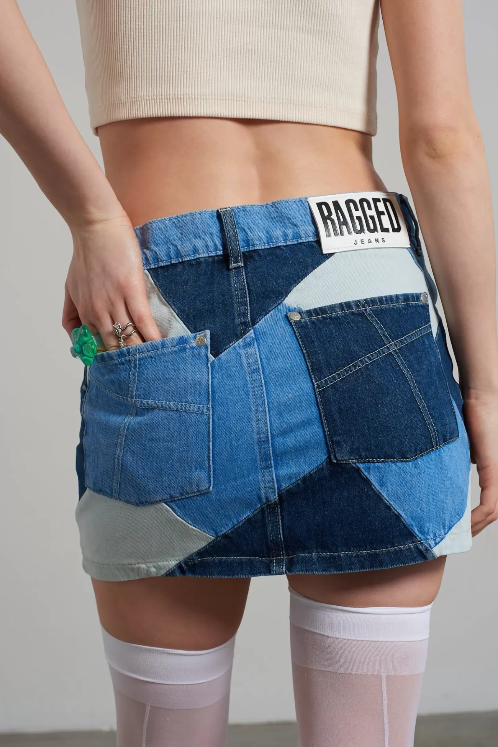 Skirts & Shorts^The Ragged Priest Micro Patchwork Mini Skirt