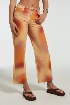 Jeans^The Ragged Priest Milk It Coyote Low Rise Jean