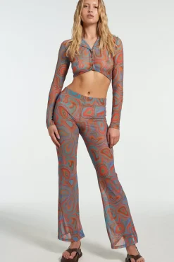 Trousers^The Ragged Priest Milk It Crystal Flare Pant