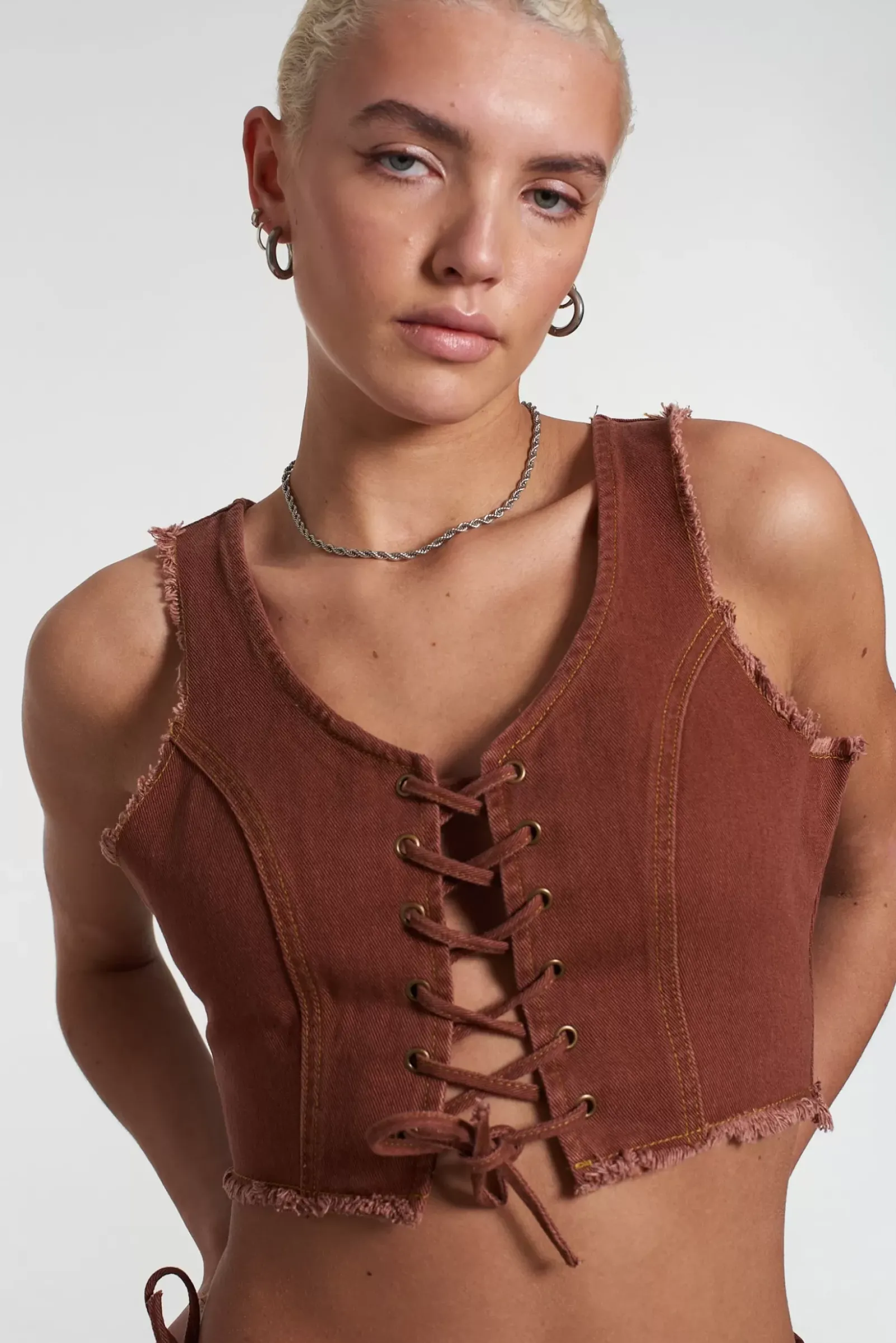 T-Shirts & Tops^The Ragged Priest Milk It Native Lace Front Top