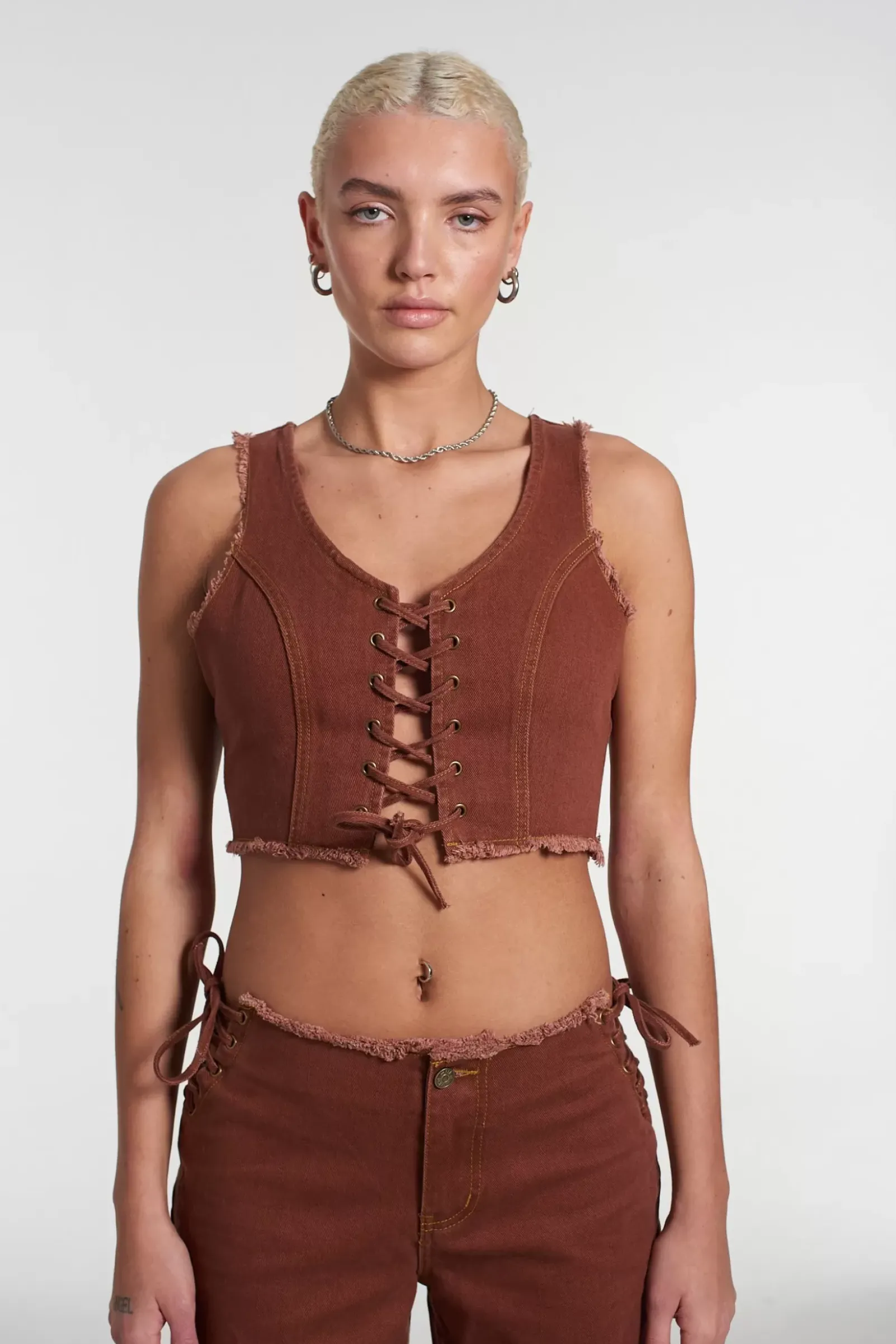 T-Shirts & Tops^The Ragged Priest Milk It Native Lace Front Top