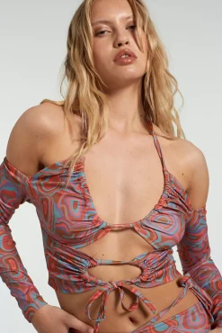 T-Shirts & Tops^The Ragged Priest Milk It Sierra Cut Out Top