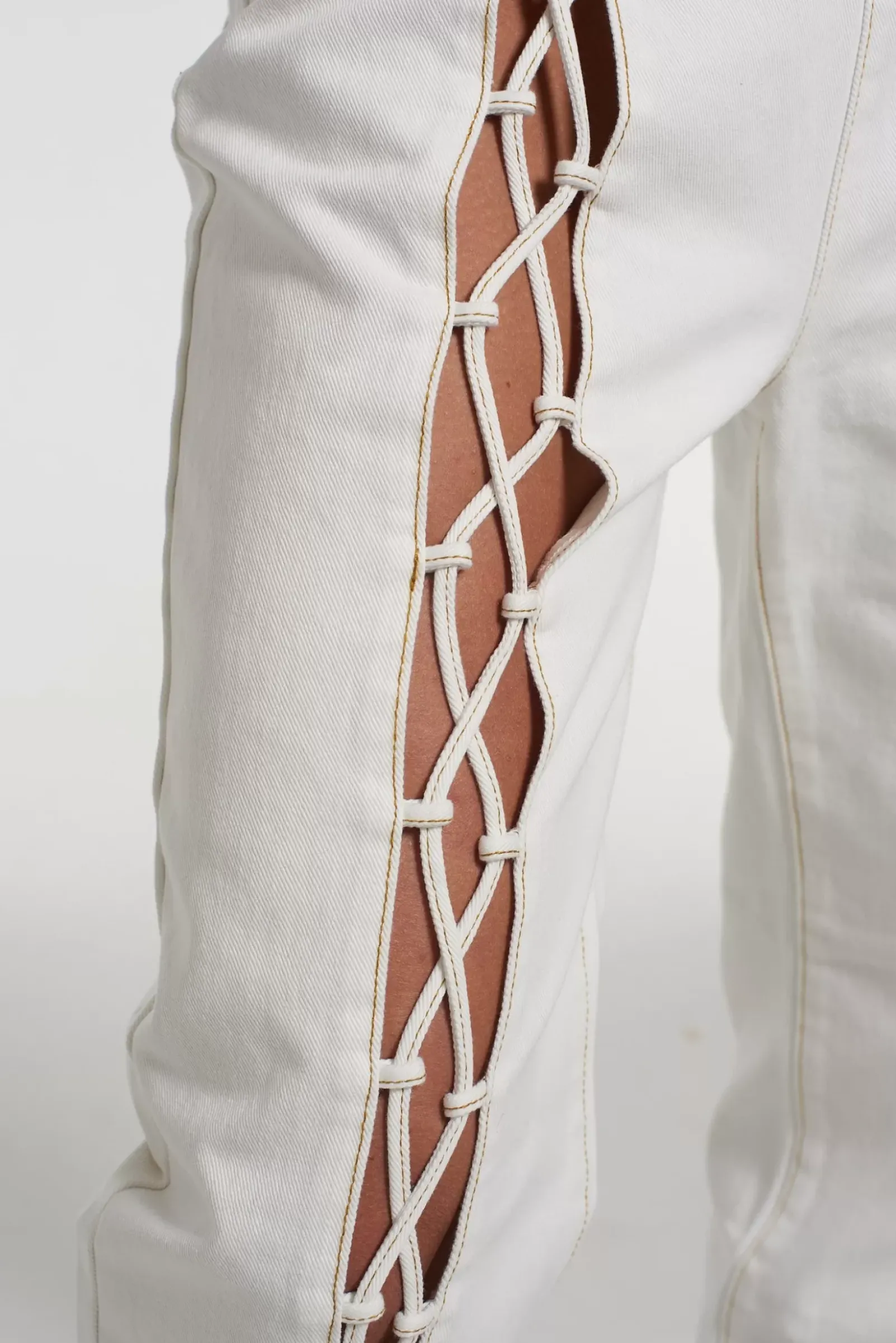 Jeans^The Ragged Priest Milk It Wilderness Lace Front Jean