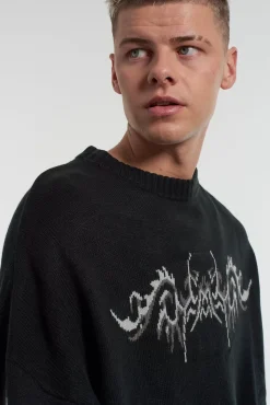 Knitwear, Sweatshirts & Hoodies^The Ragged Priest Nano Knit Black