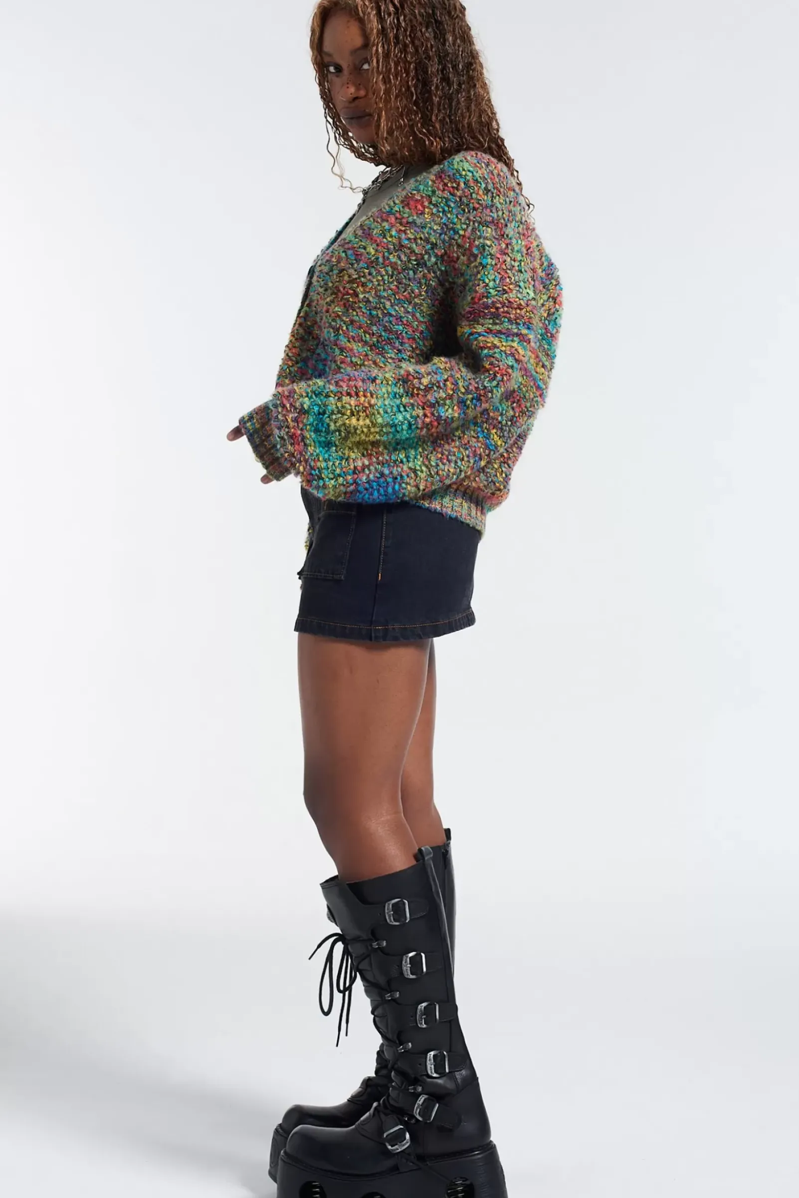 Knitwear & Sweats^The Ragged Priest Noise Knit Cardigan