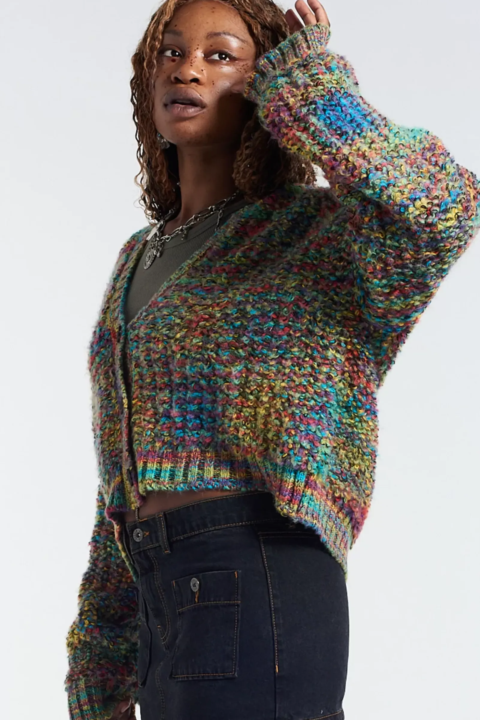 Knitwear & Sweats^The Ragged Priest Noise Knit Cardigan