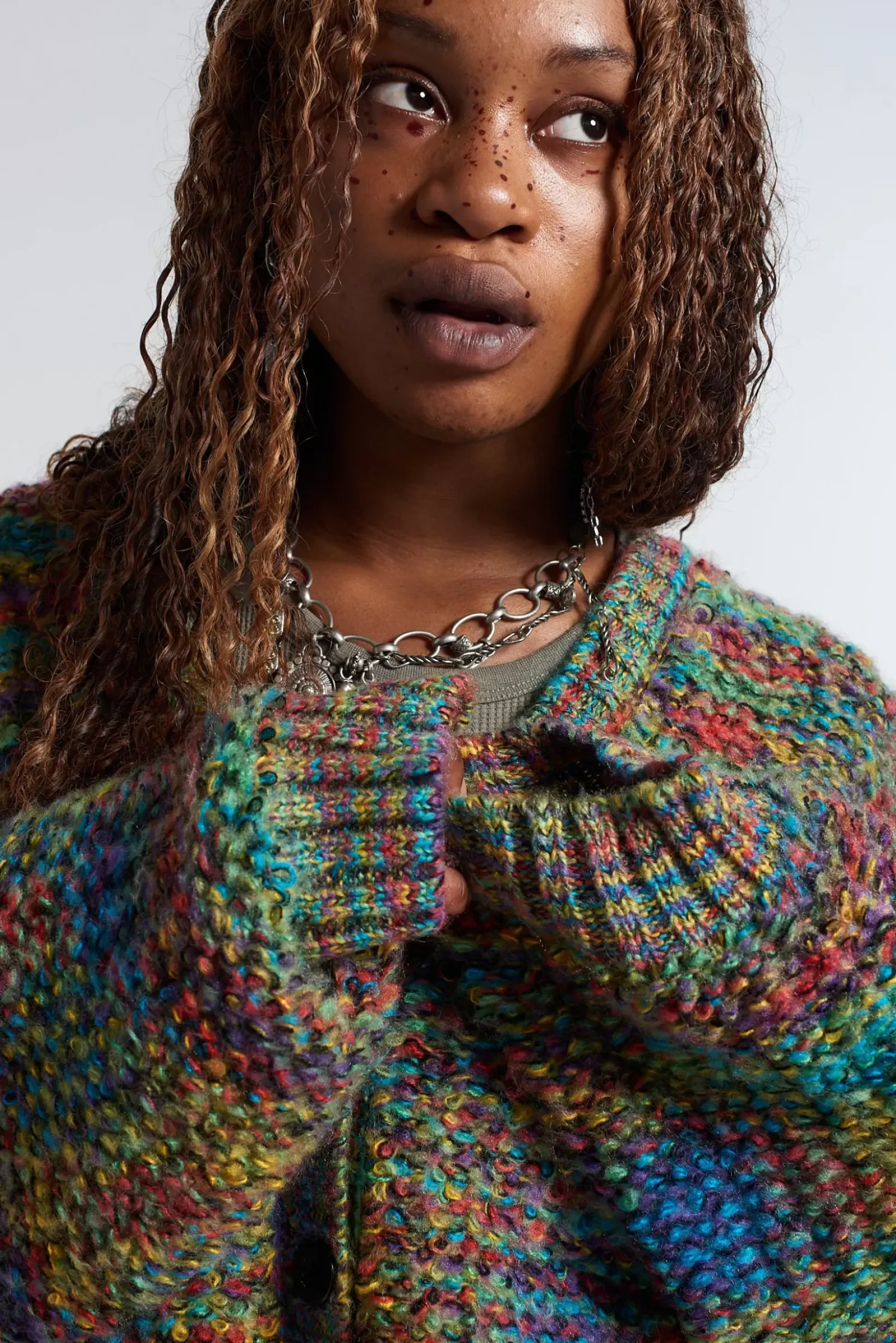 Knitwear & Sweats^The Ragged Priest Noise Knit Cardigan