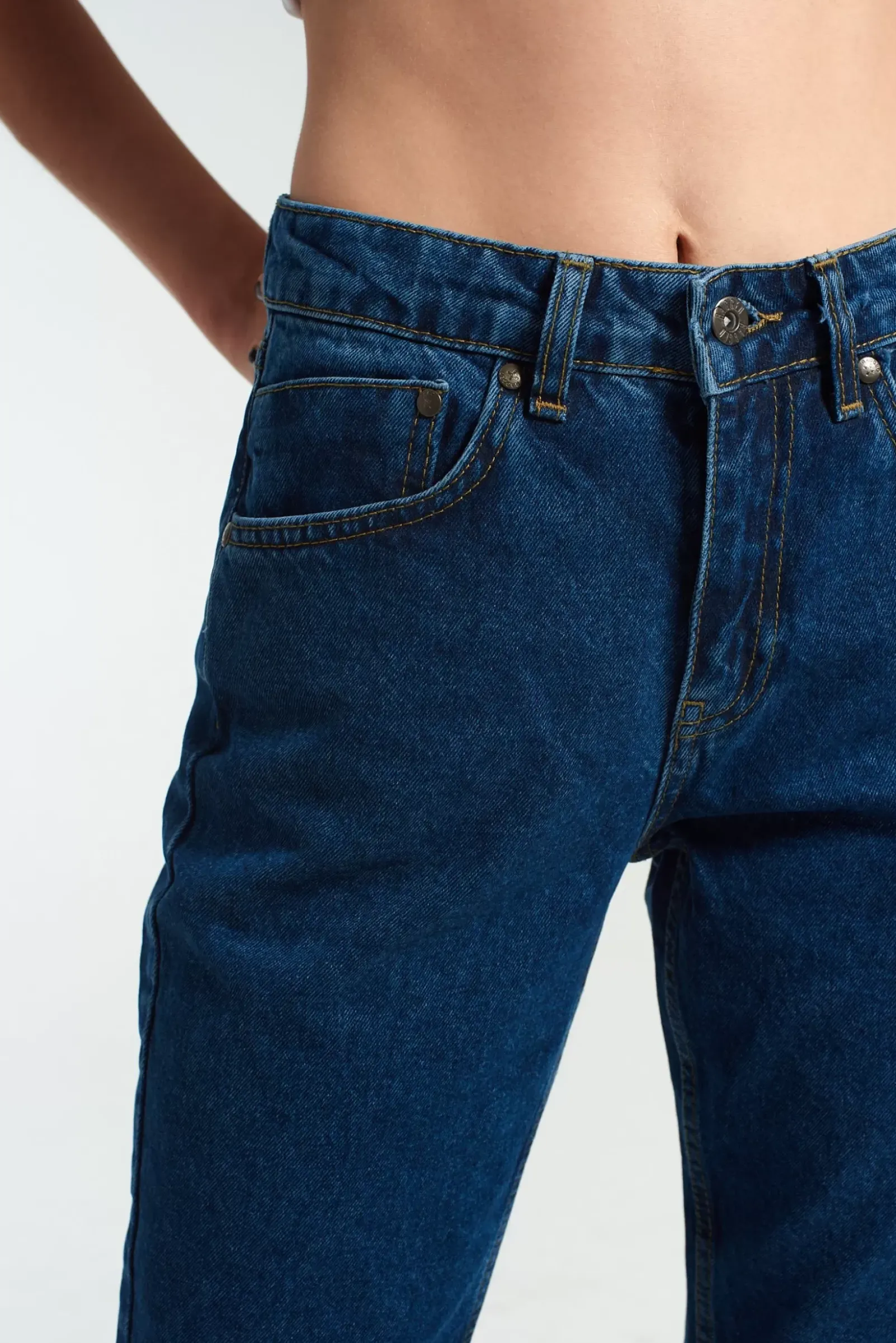 Jeans^The Ragged Priest Organic Boot Cut Dakota Jean Stonewash Indigo