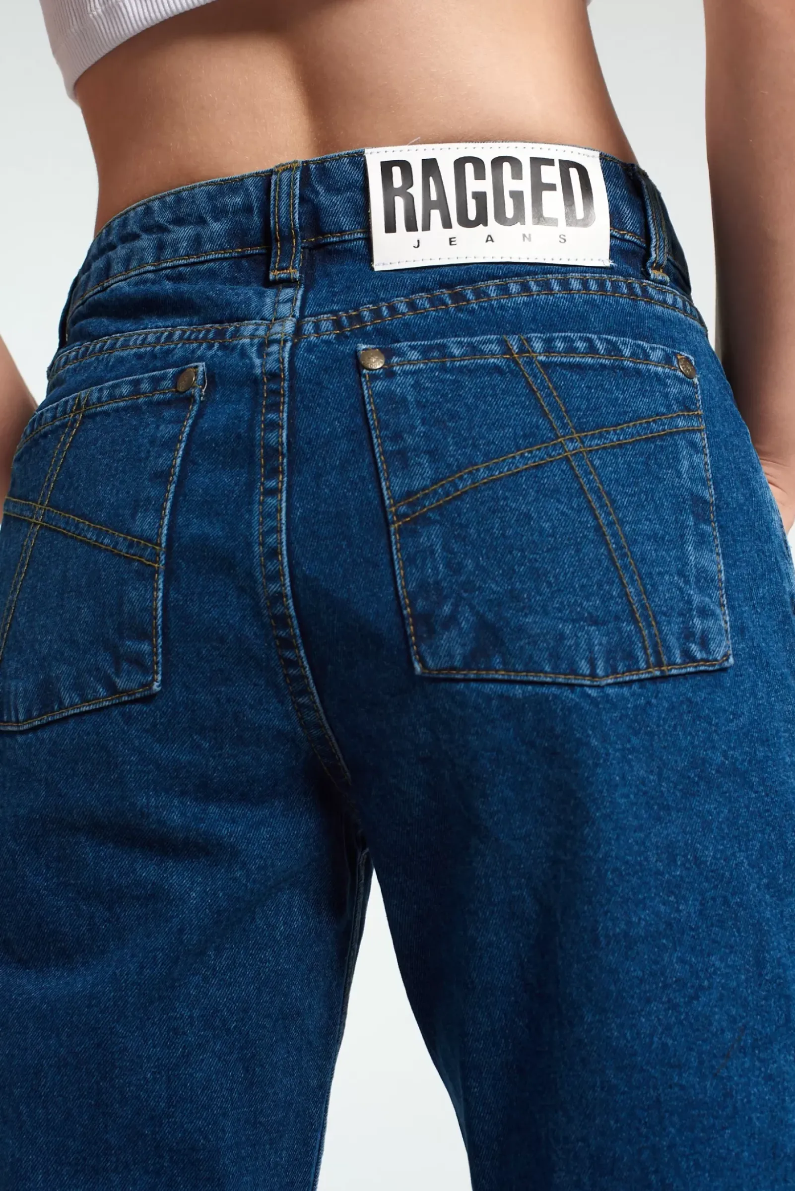 Jeans^The Ragged Priest Organic Boot Cut Dakota Jean Stonewash Indigo